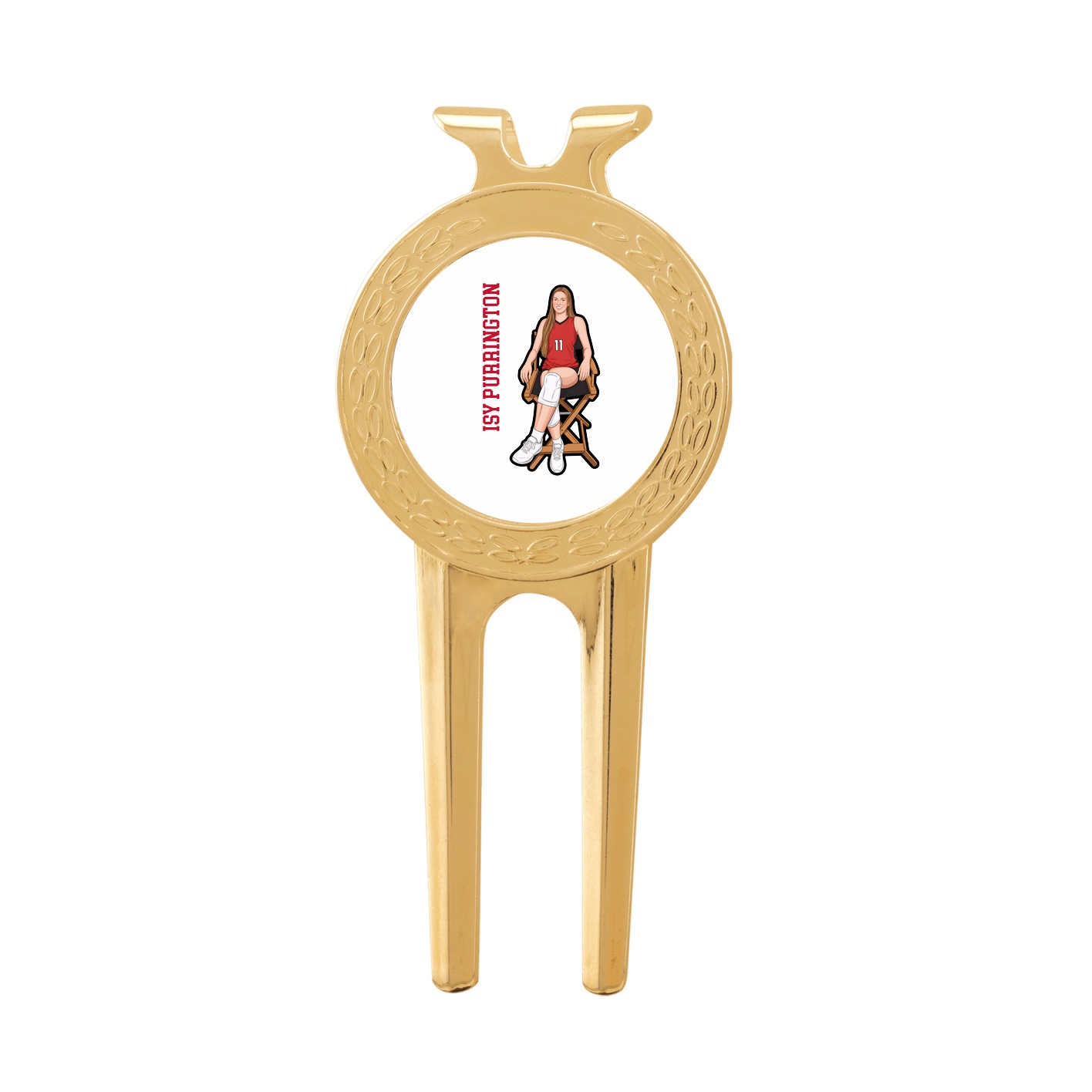 Divot Tool with Ball Marker — Name Vertical in Classic