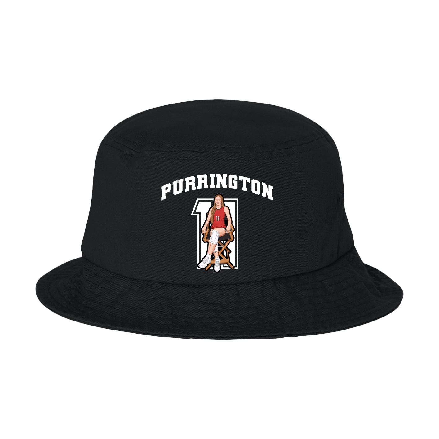 Bucket Cap — Number in Black