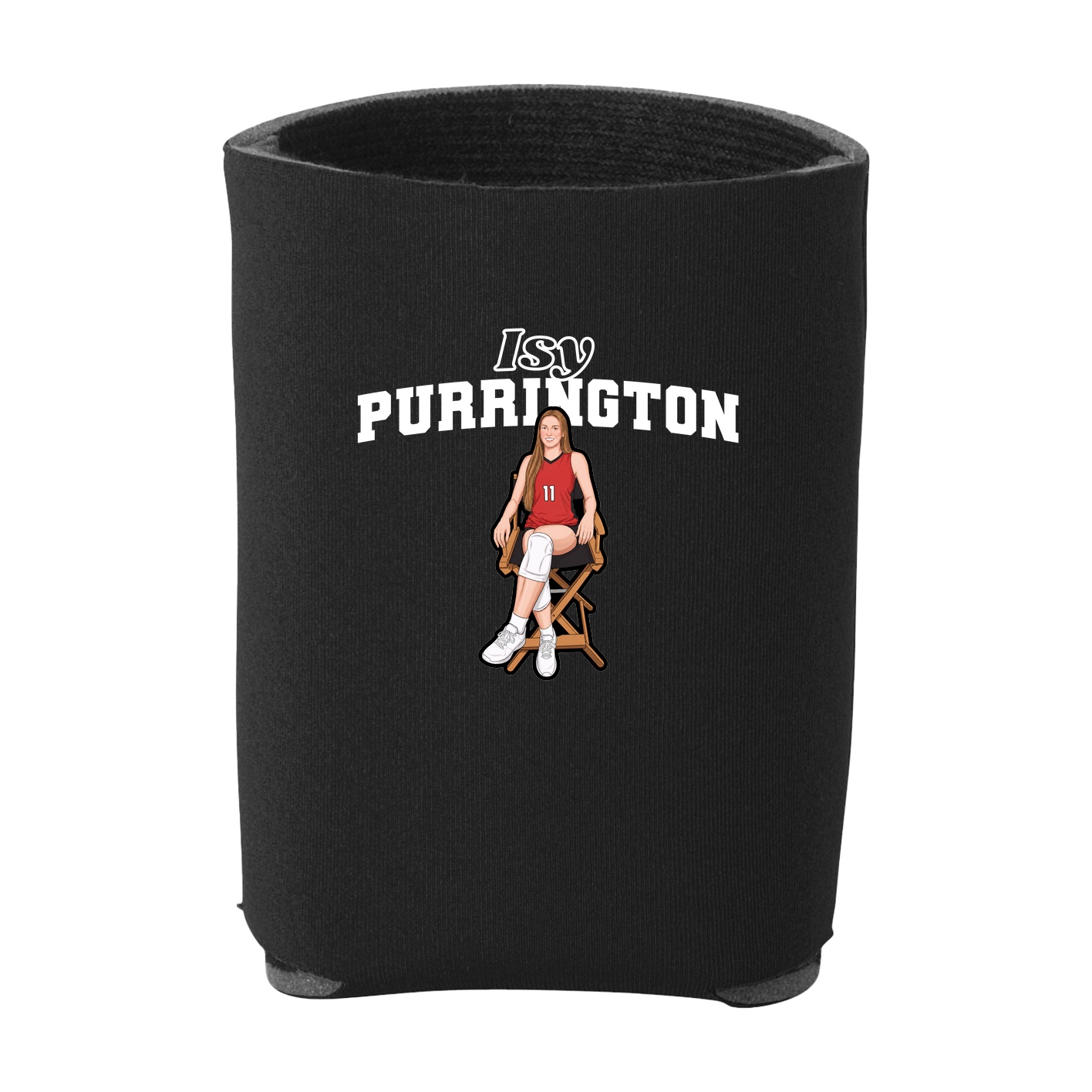 Can Holder — Name Arch in Black