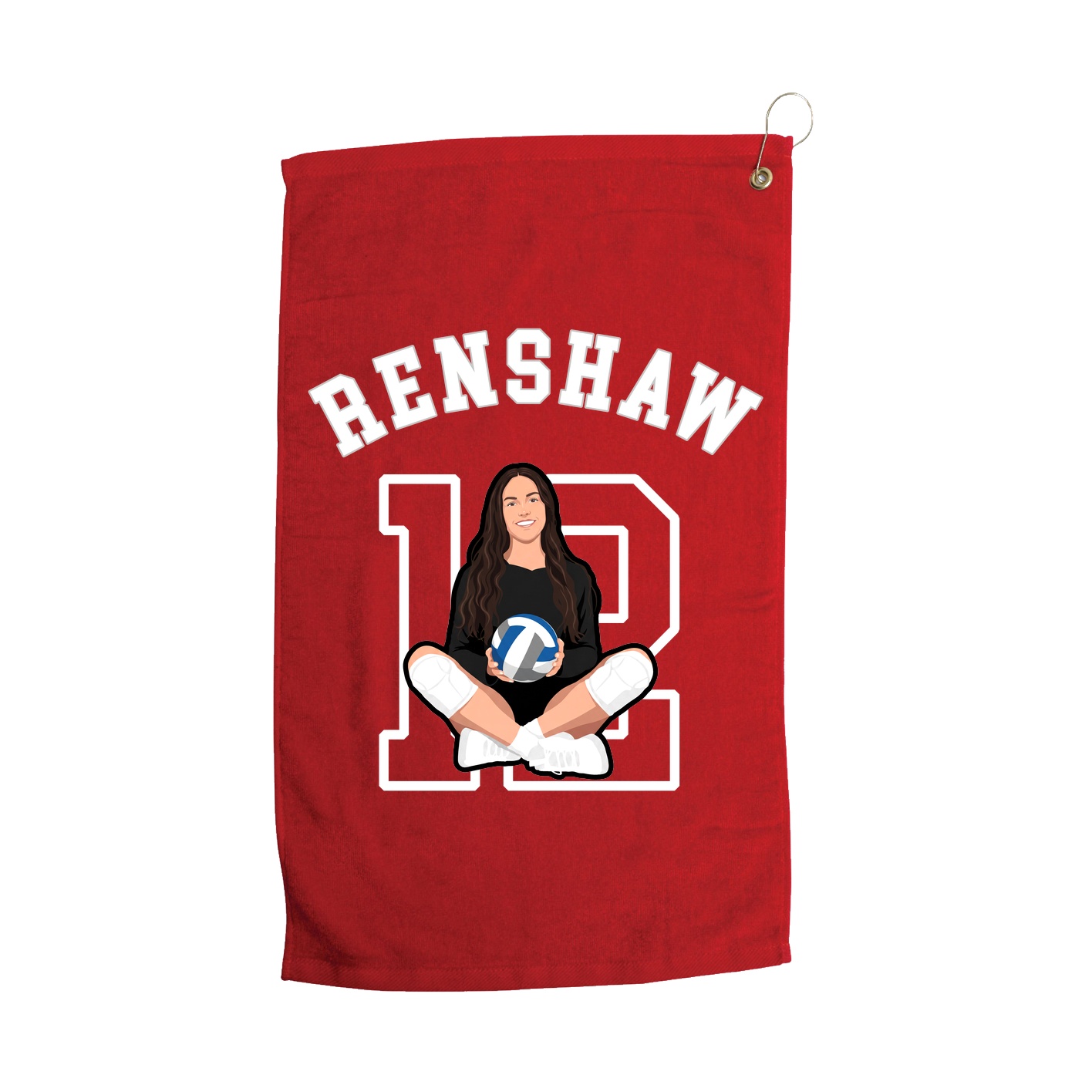 Golf Towel — Shirsey Arch in Red