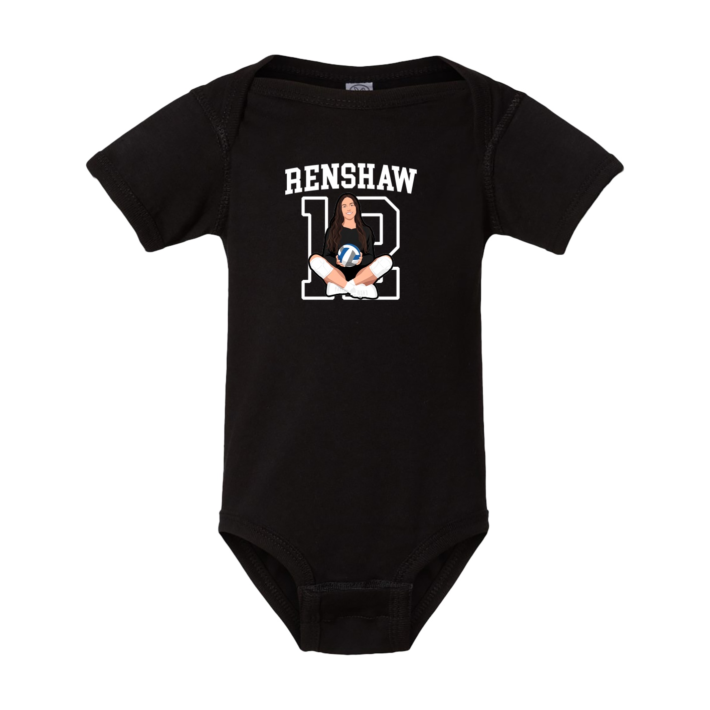 Baby Onesie — Shirsey in Black