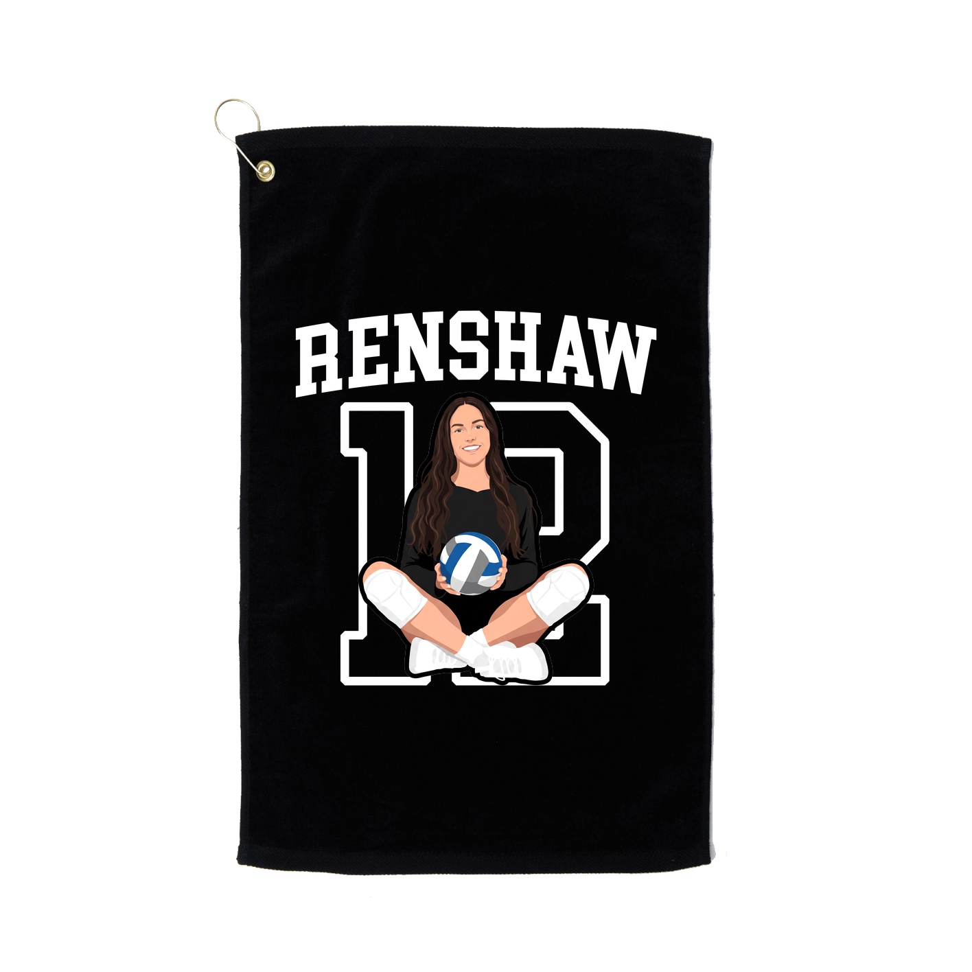 Golf Towel — Shirsey in Black