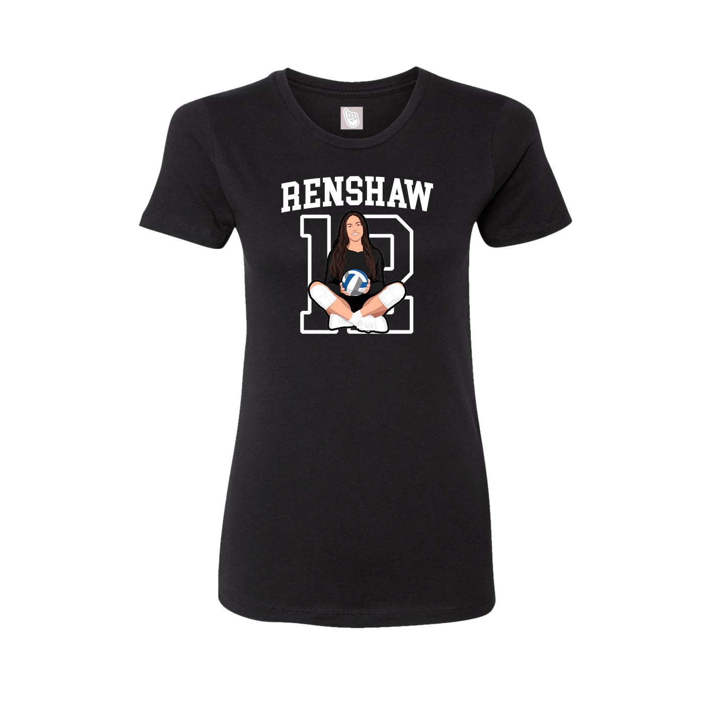 Fitted Women's Tee — Shirsey in Black