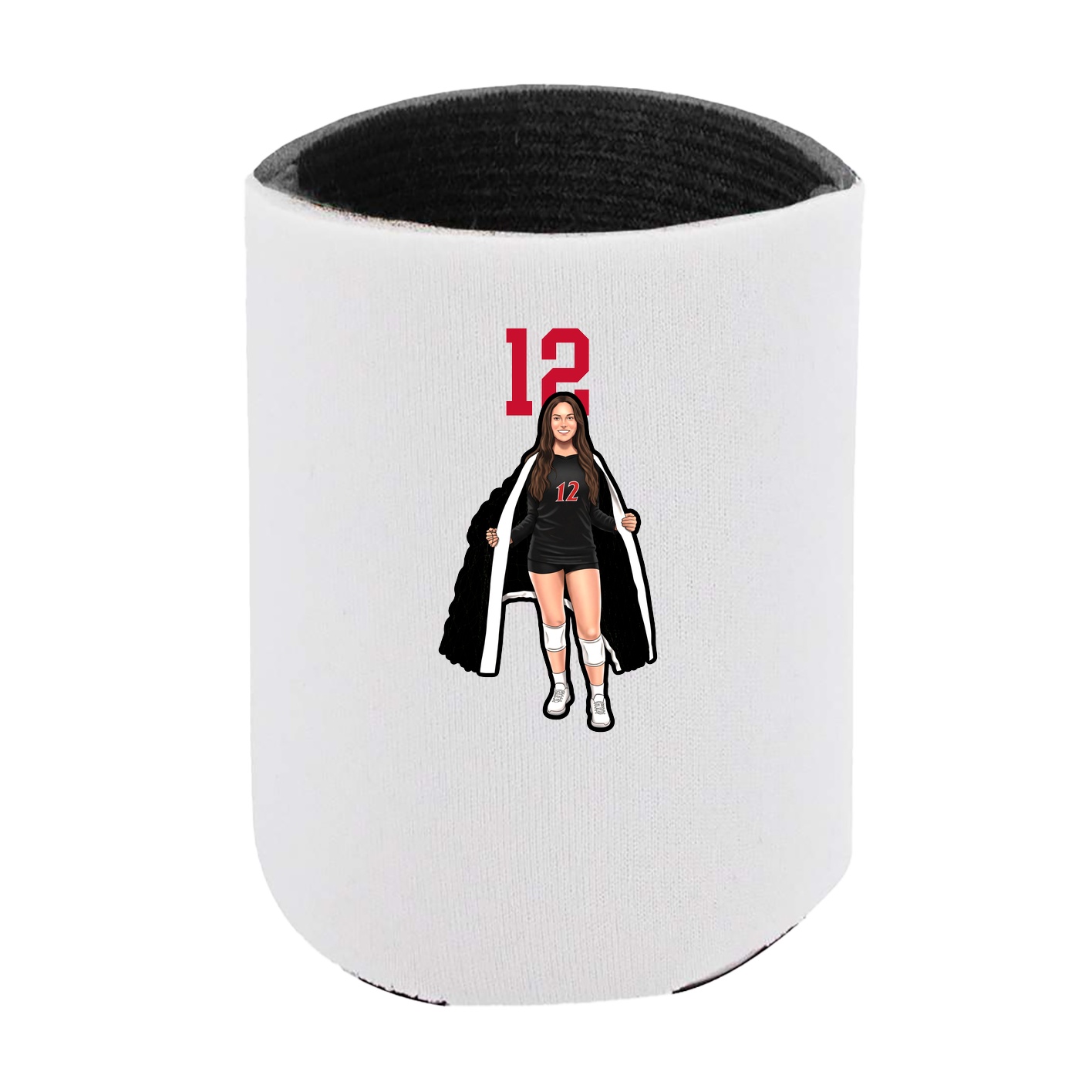 Can Holder — Number Top in White
