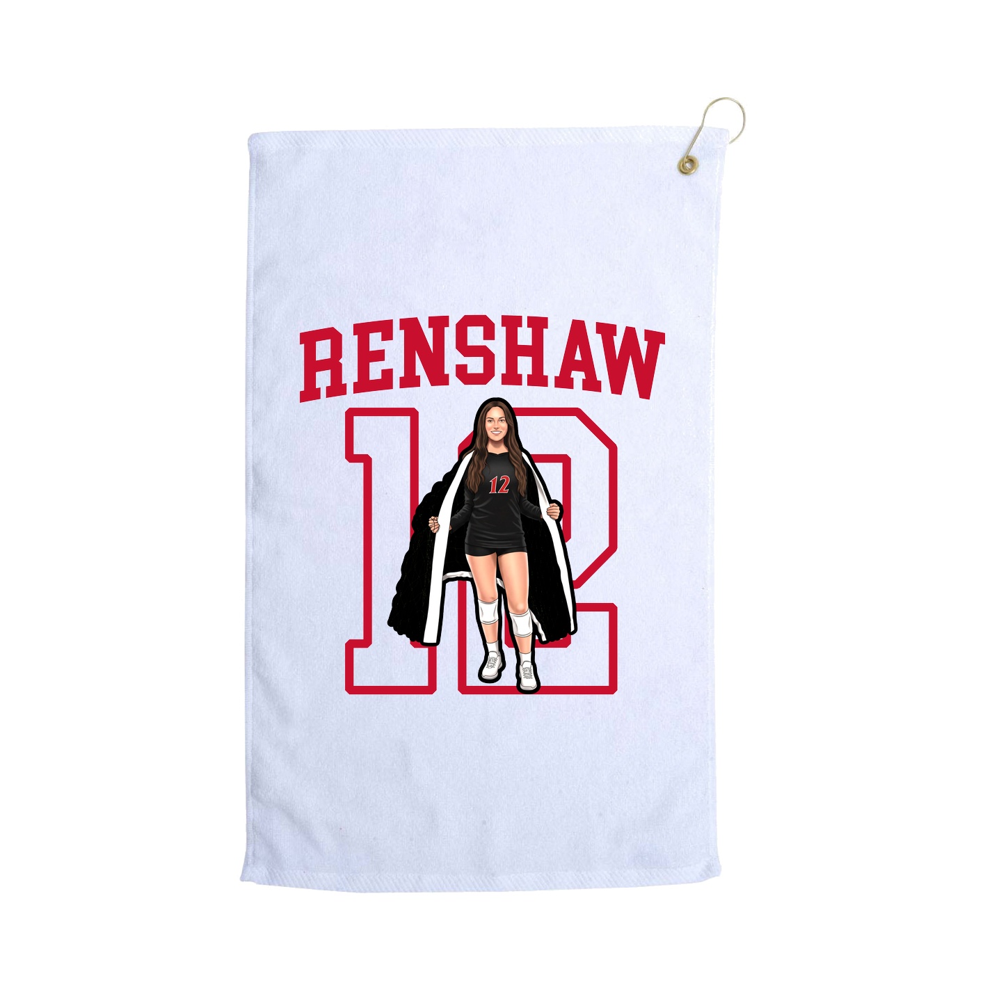 Golf Towel — Shirsey in White