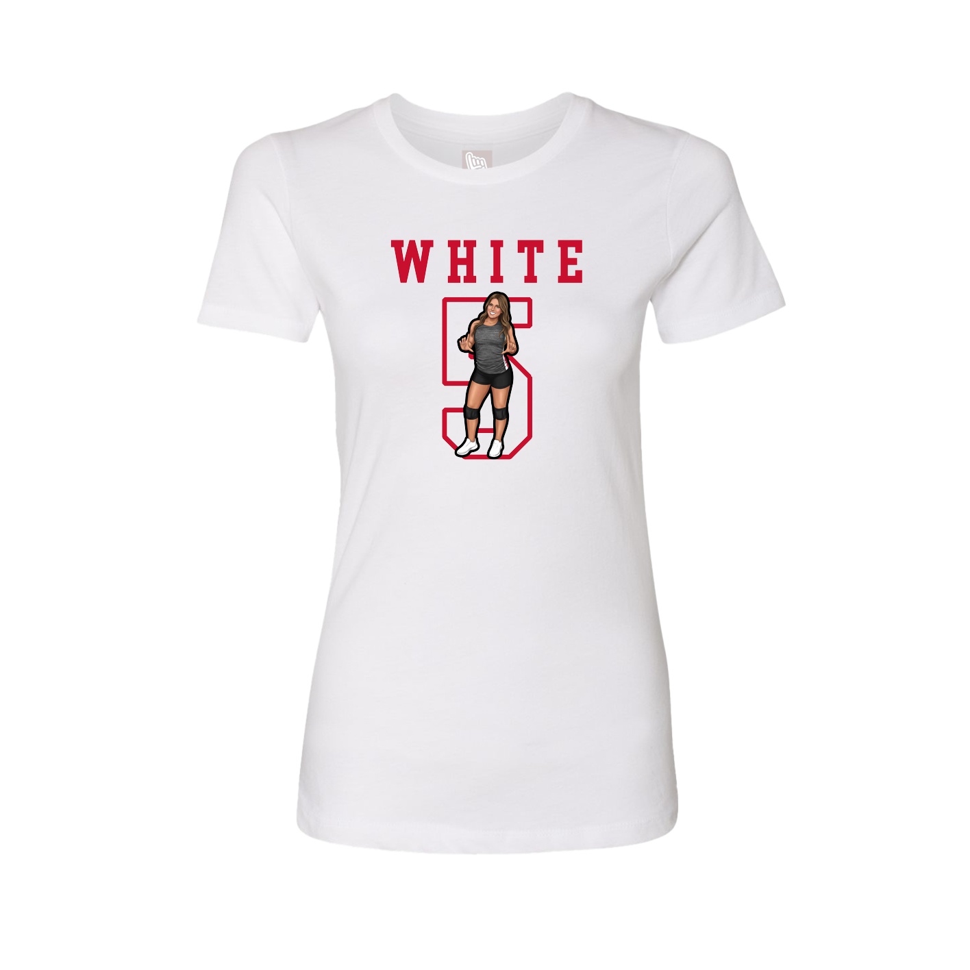 Fitted Women's Tee — Shirsey in White