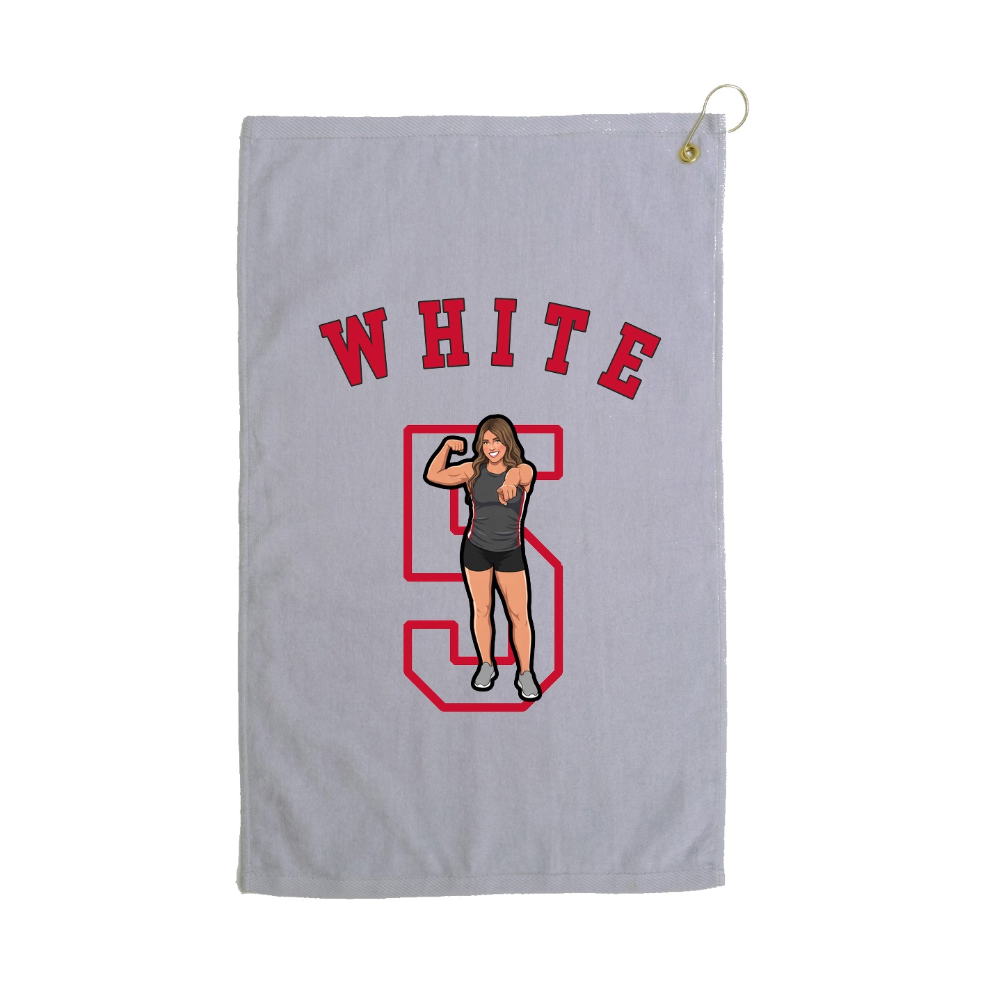 Golf Towel — Shirsey Arch in Grey