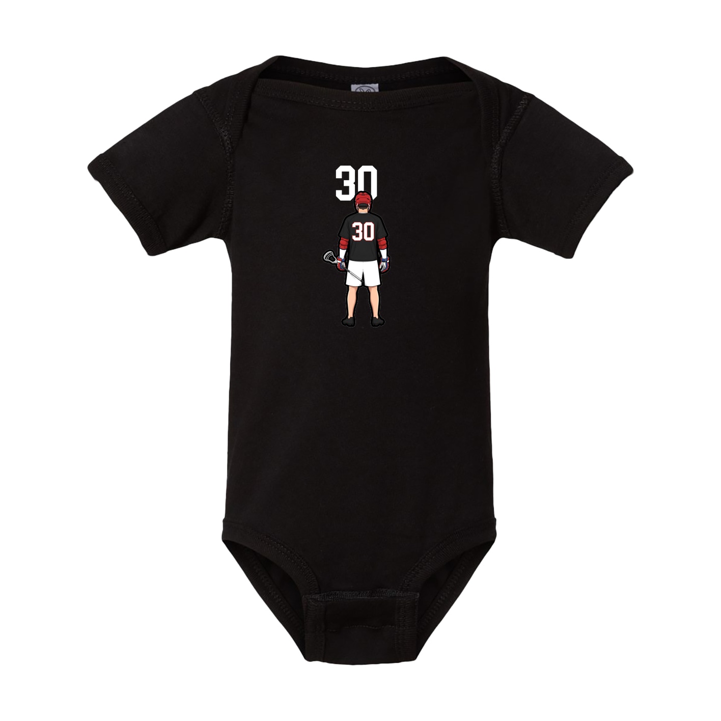 Baby Onesie — Number Top in Black