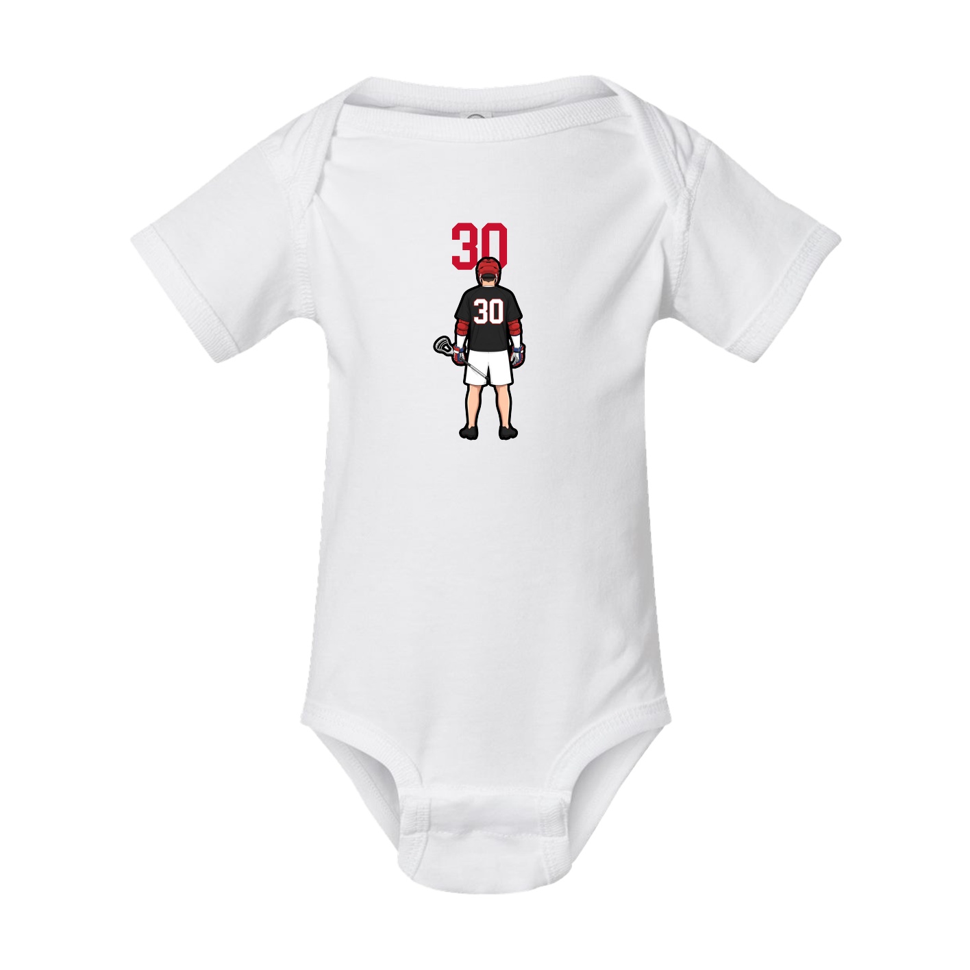 Baby Onesie — Number Top in White