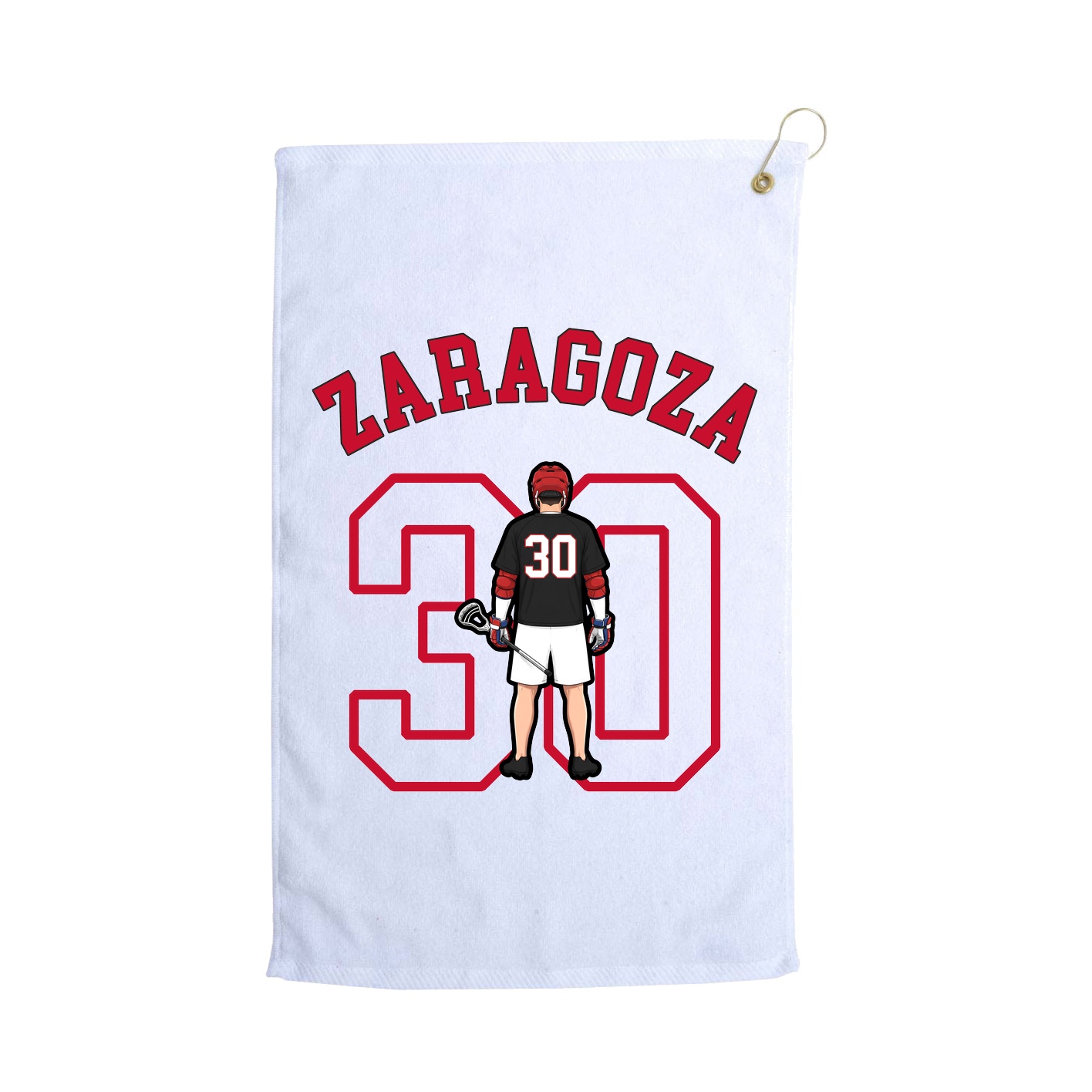 Golf Towel — Shirsey Arch in White