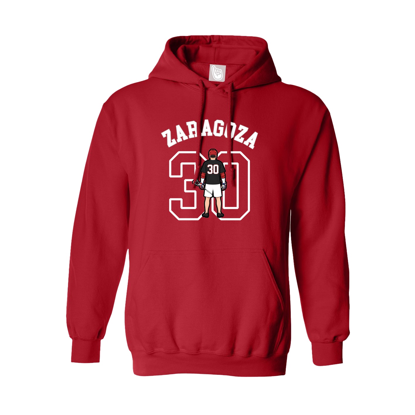 Youth Hoodie — Shirsey Arch in Red