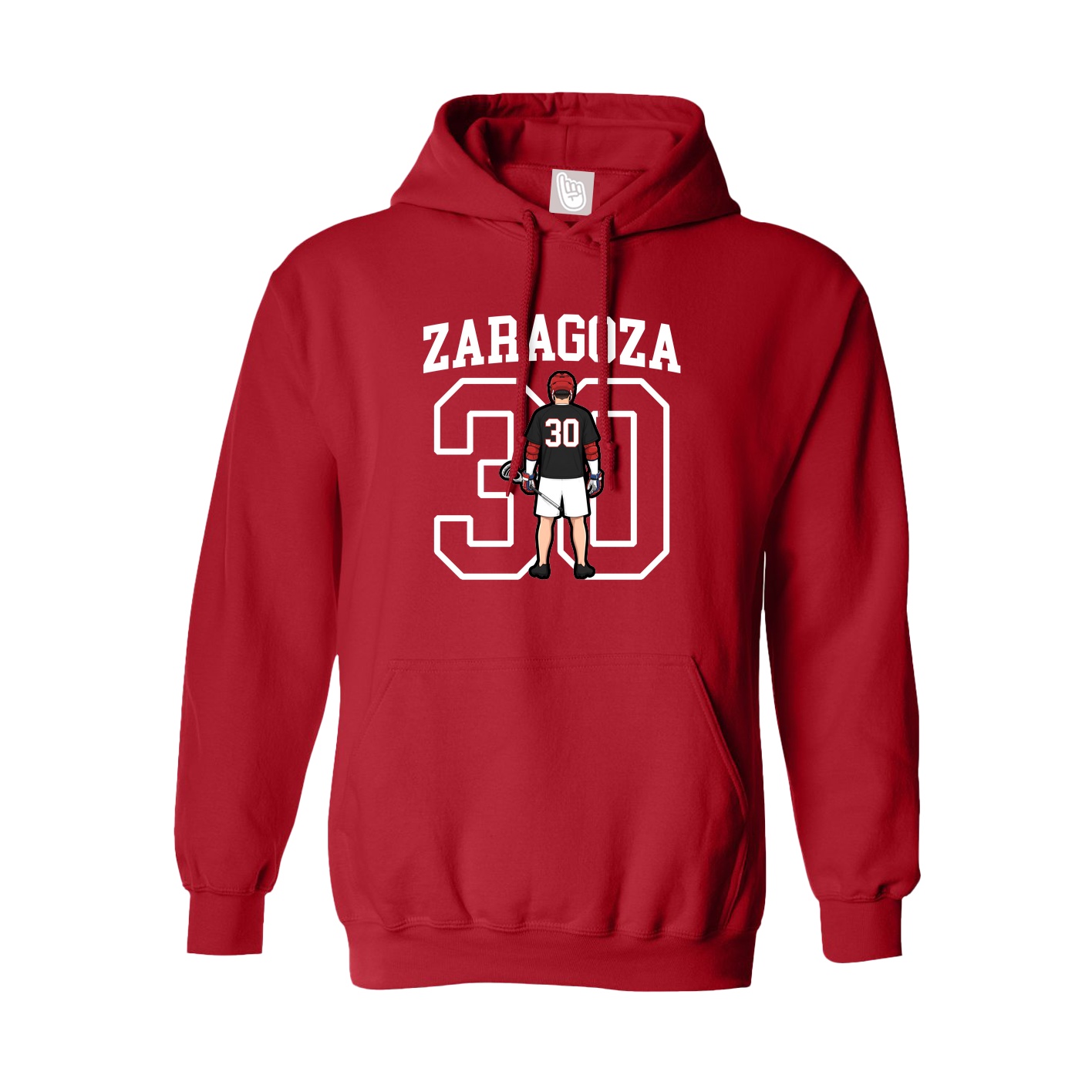 Hoodie — Shirsey in Red