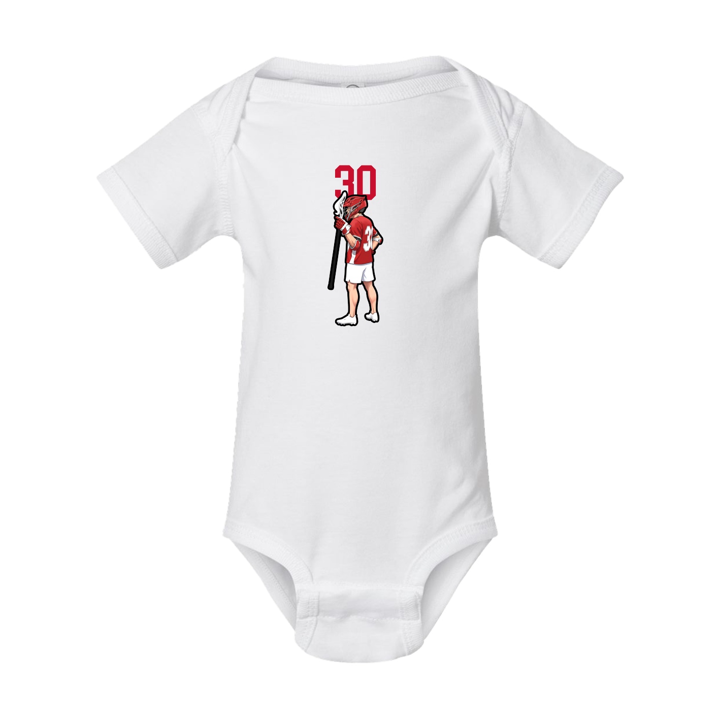 Baby Onesie — Number Top in White
