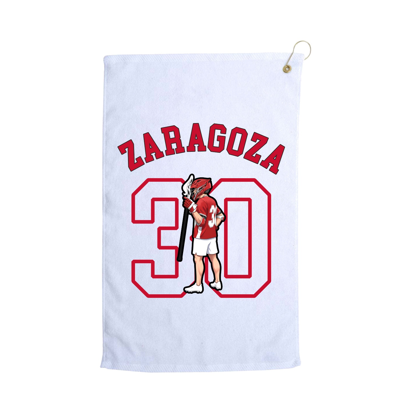 Golf Towel — Shirsey Arch in White