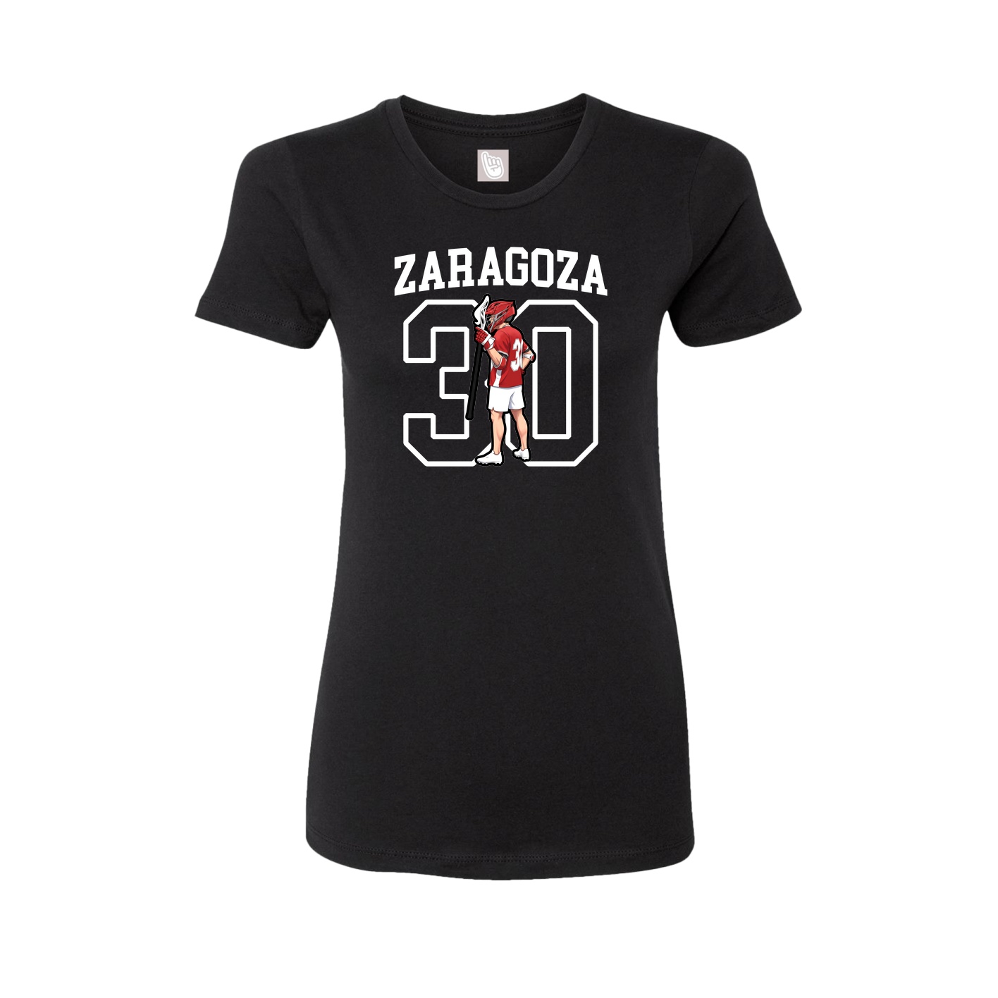 Fitted Women's Tee — Shirsey in Black