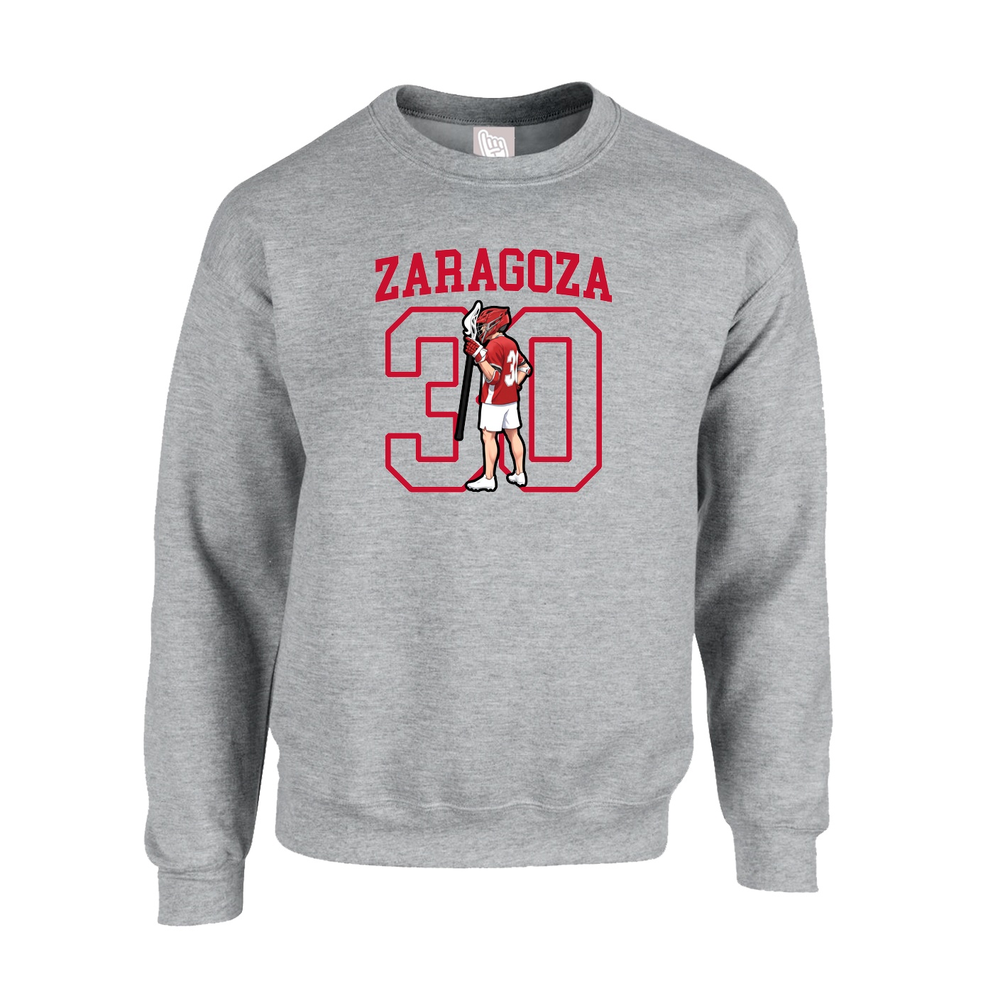 Fleece Crew — Shirsey in Grey
