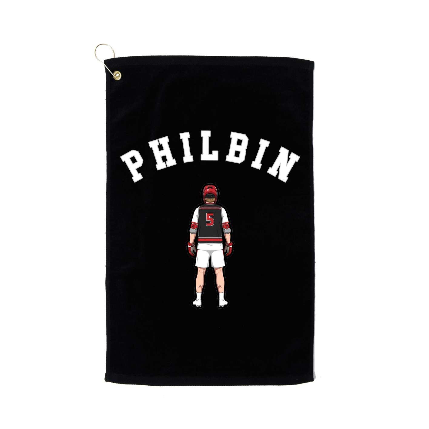 Golf Towel — Shirsey Arch in Black