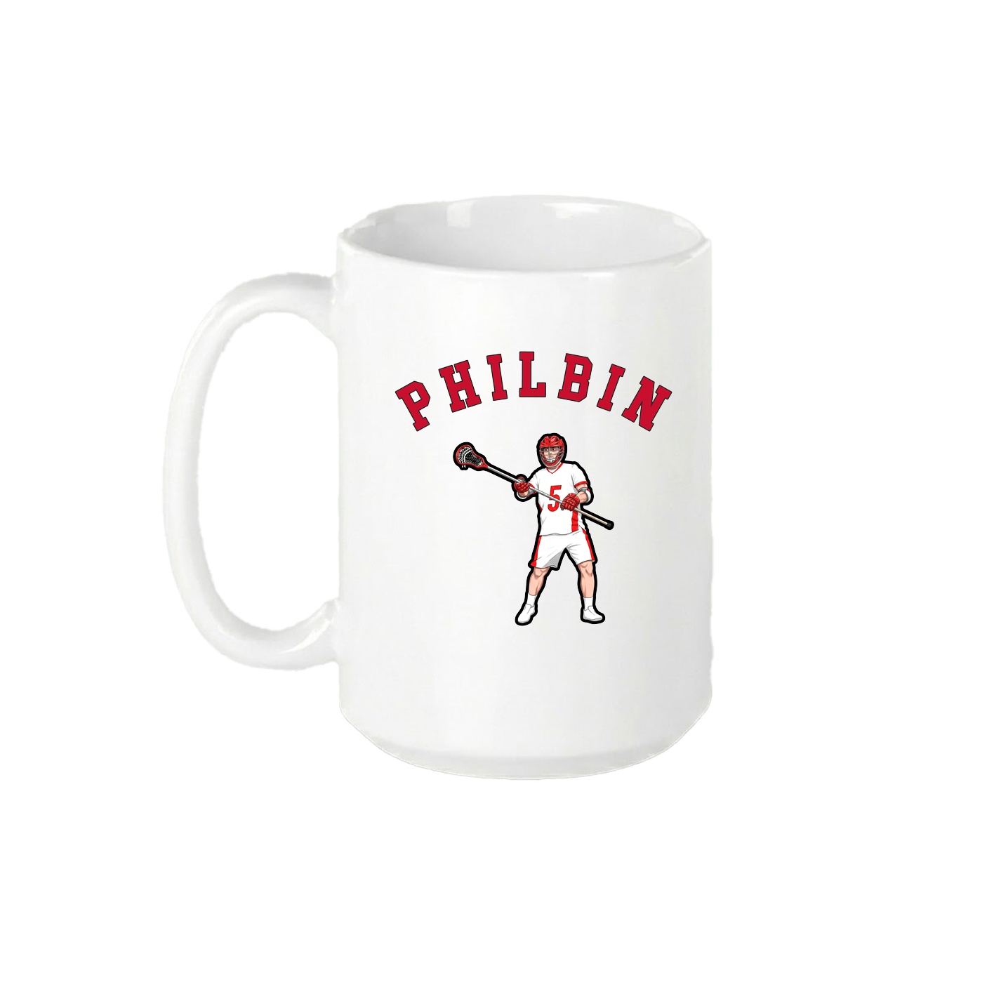 15oz Coffee Mug — Shirsey Arch in White