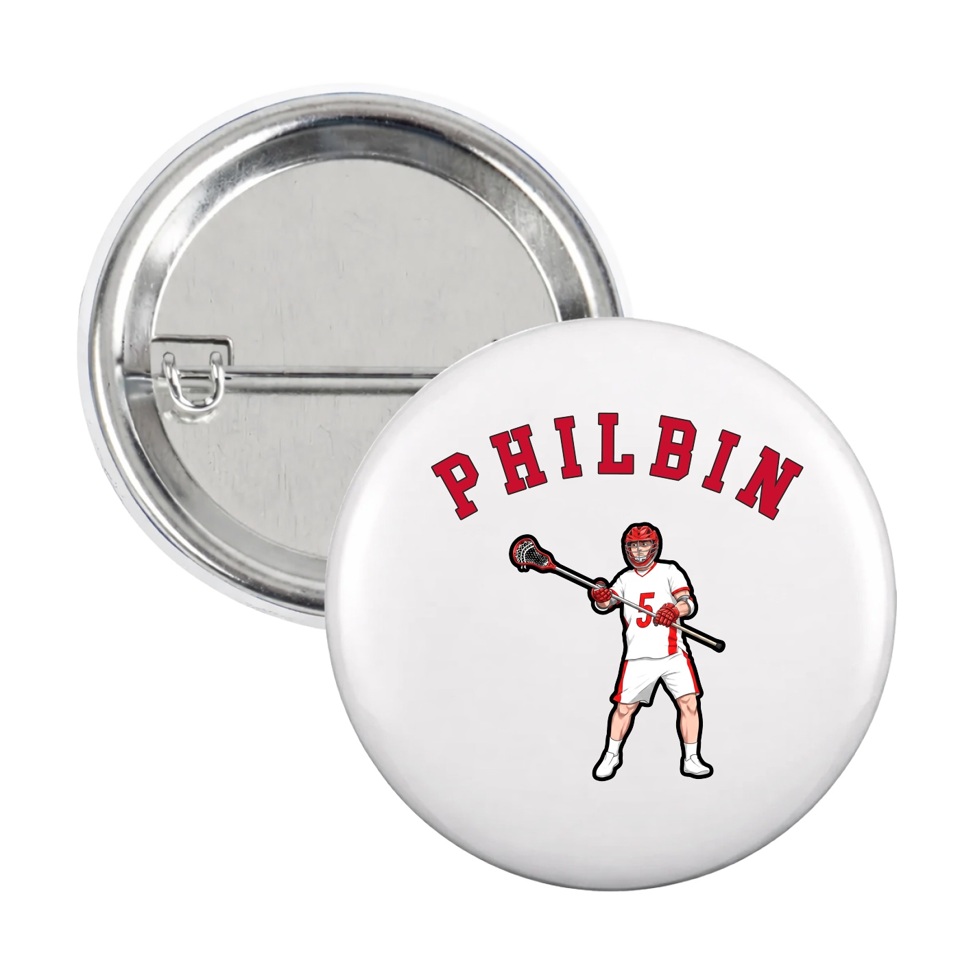 Game Day Button — Shirsey Arch in White