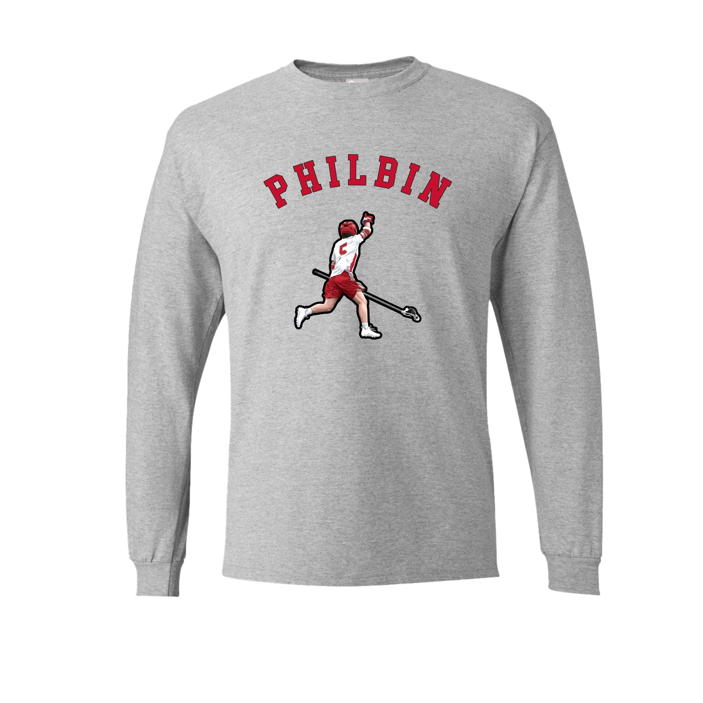 Long Sleeve Tee — Shirsey Arch in Grey