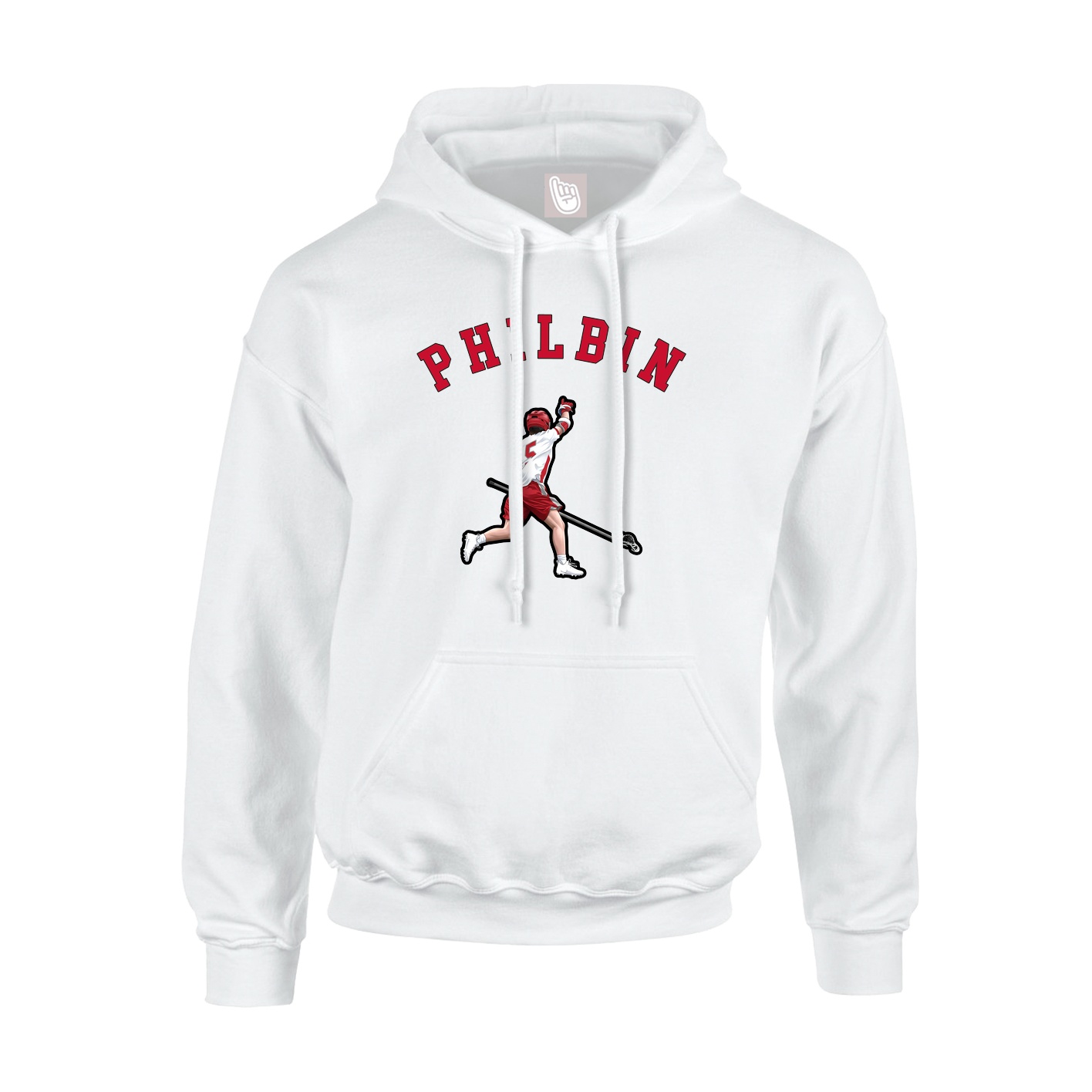 Youth Hoodie — Shirsey Arch in White