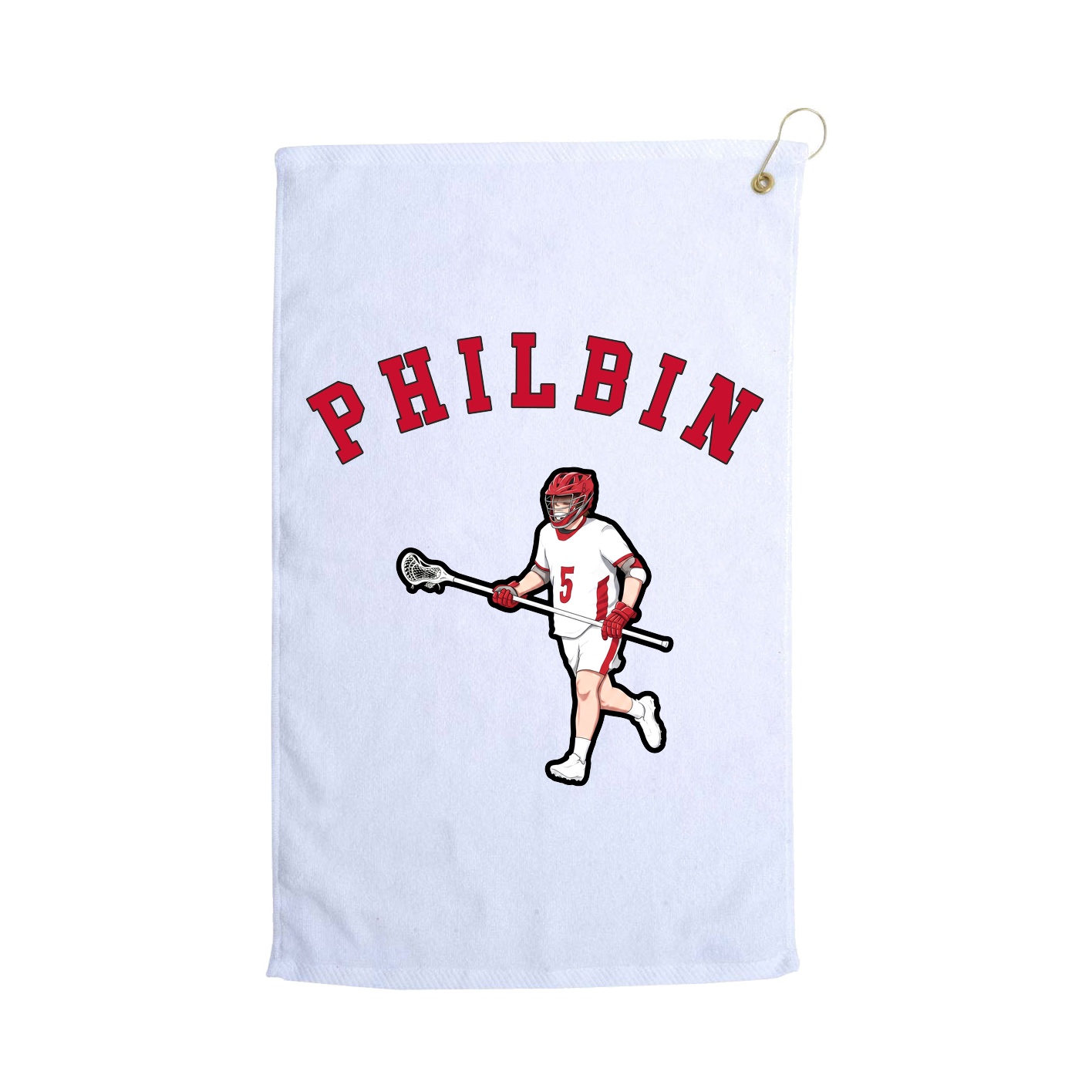 Golf Towel — Shirsey Arch in White
