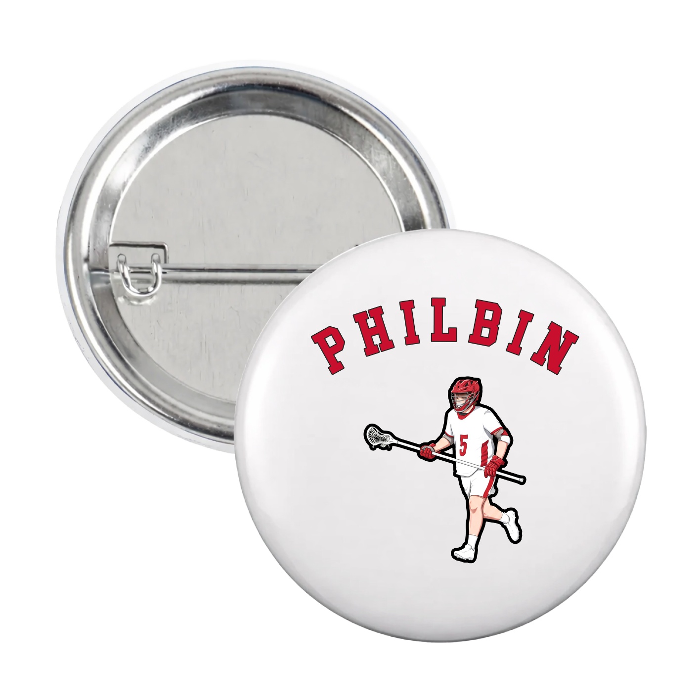 Game Day Button — Shirsey Arch in White