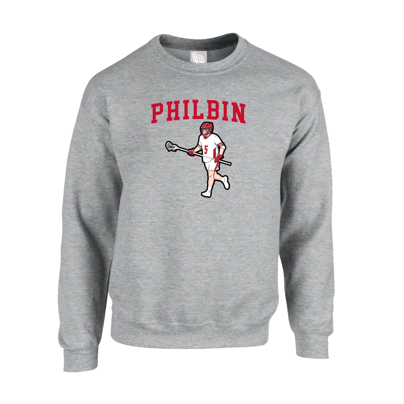 Fleece Crew — Shirsey in Grey