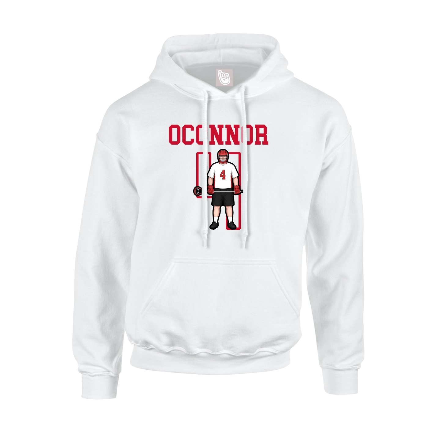 Hoodie — Shirsey in White