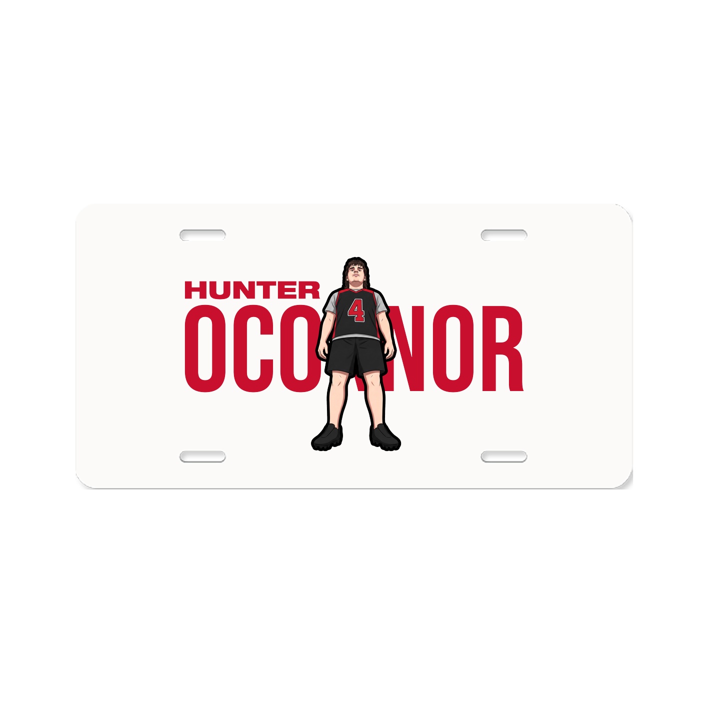 License Plate — Player Name in Classic