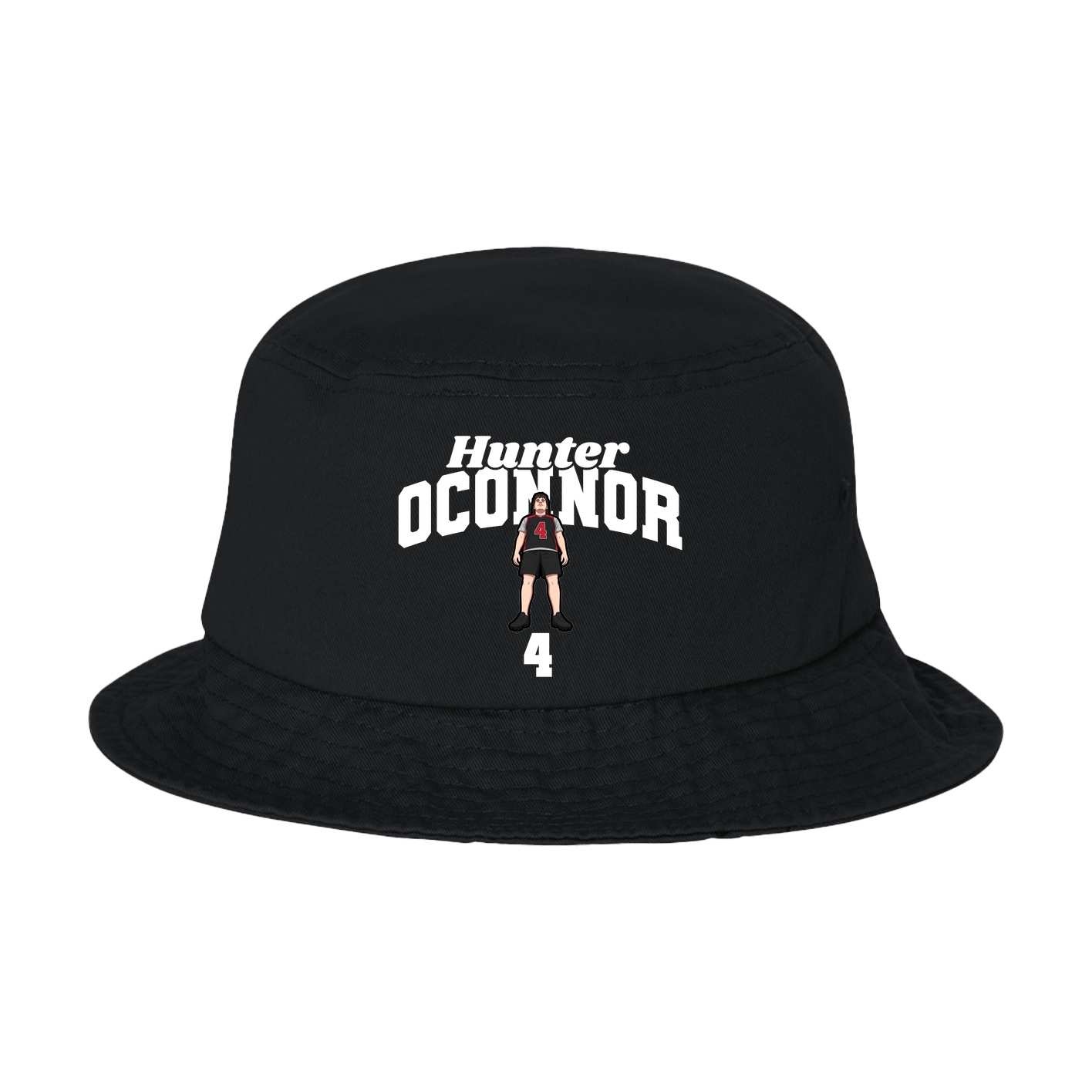 Bucket Cap — Signature Arch in Black
