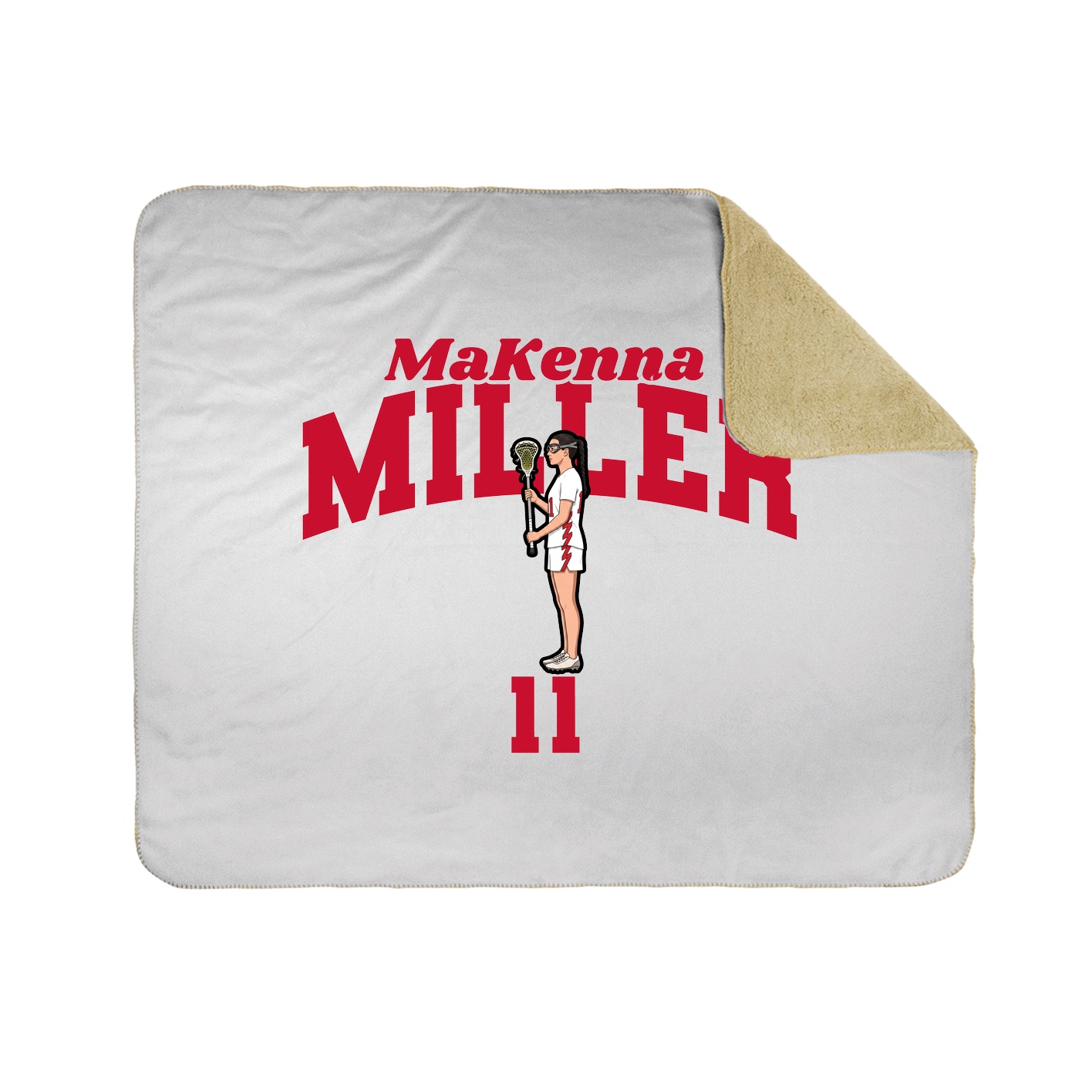 Throw Blanket — Signature Arch in White