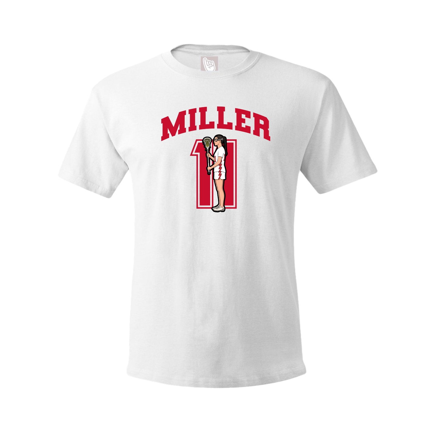 Tee — Number in White