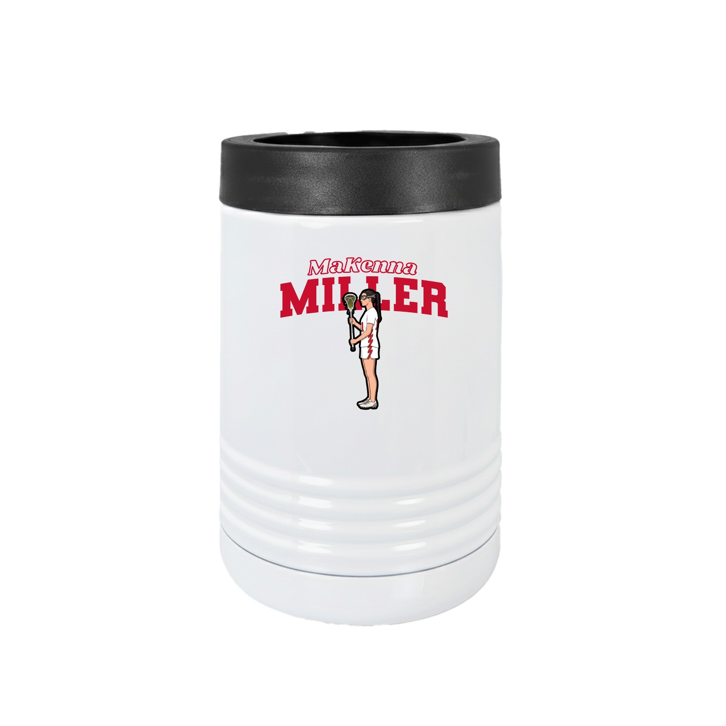 Beverage Holder — Name Arch in White