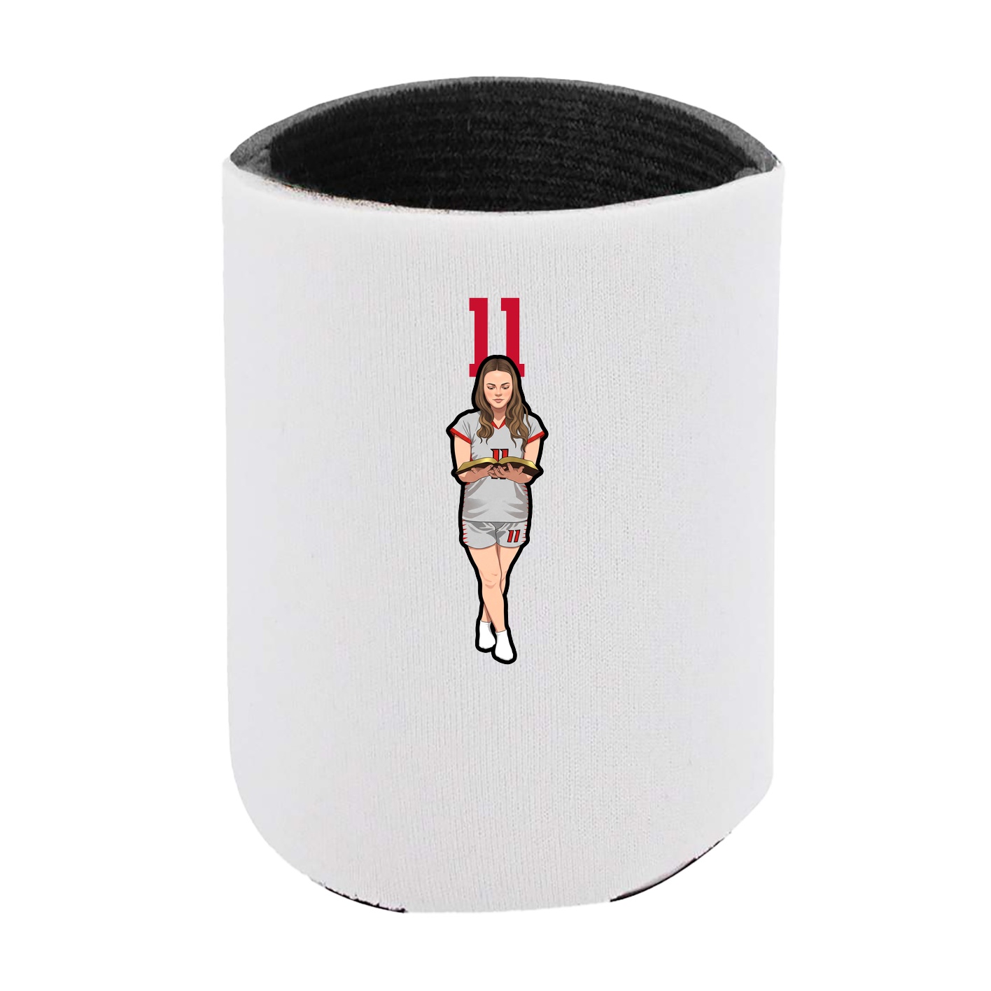 Can Holder — Number Top in White