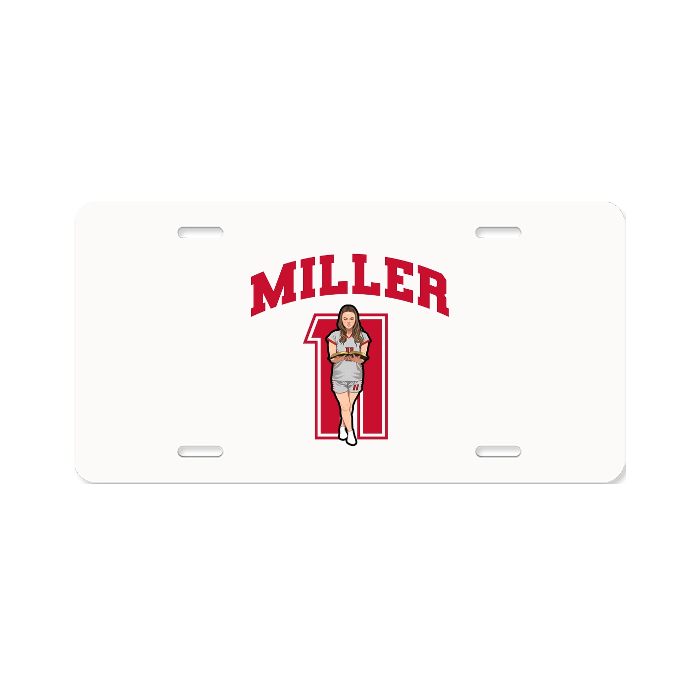 License Plate — Number in Classic