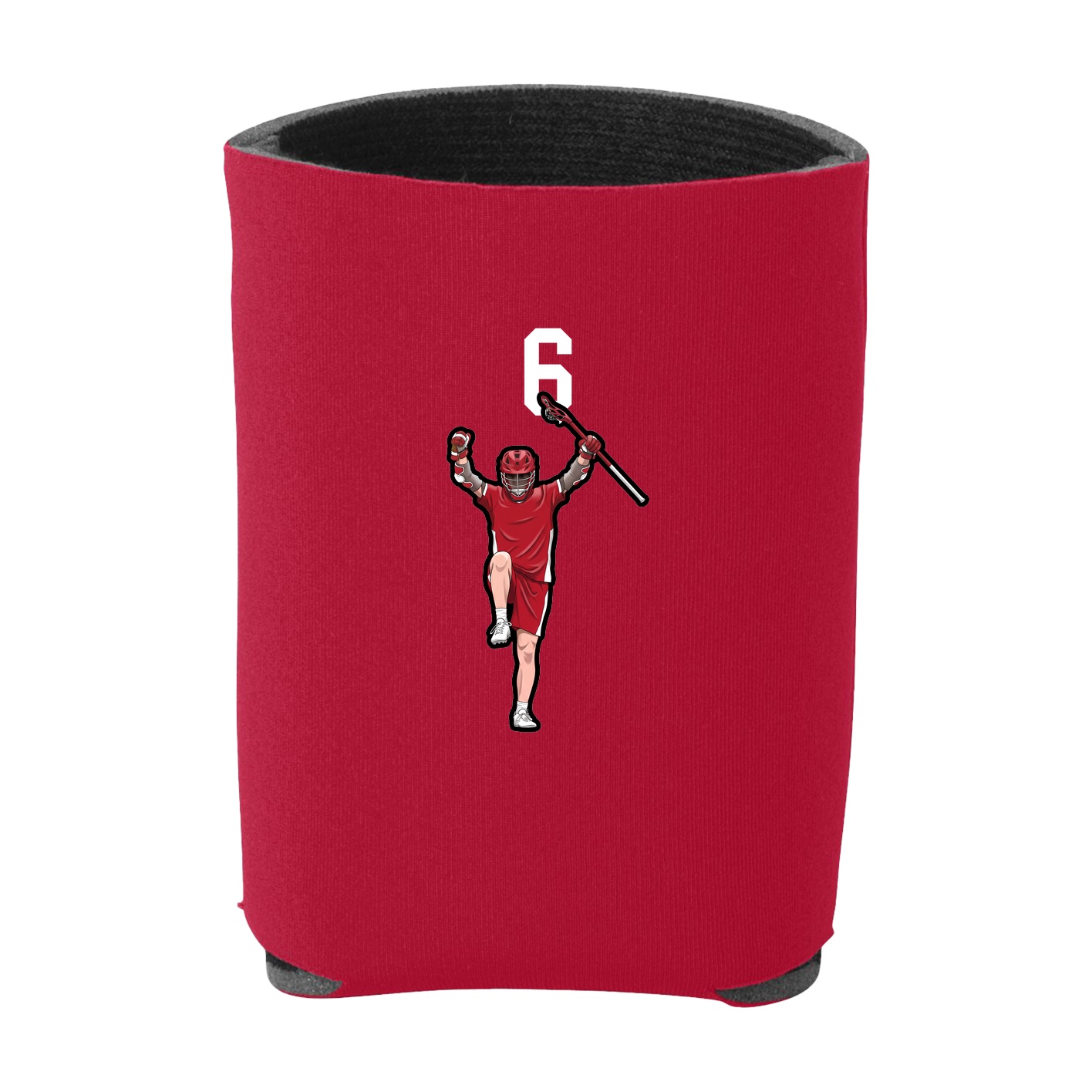 Can Holder — Number Top in Red