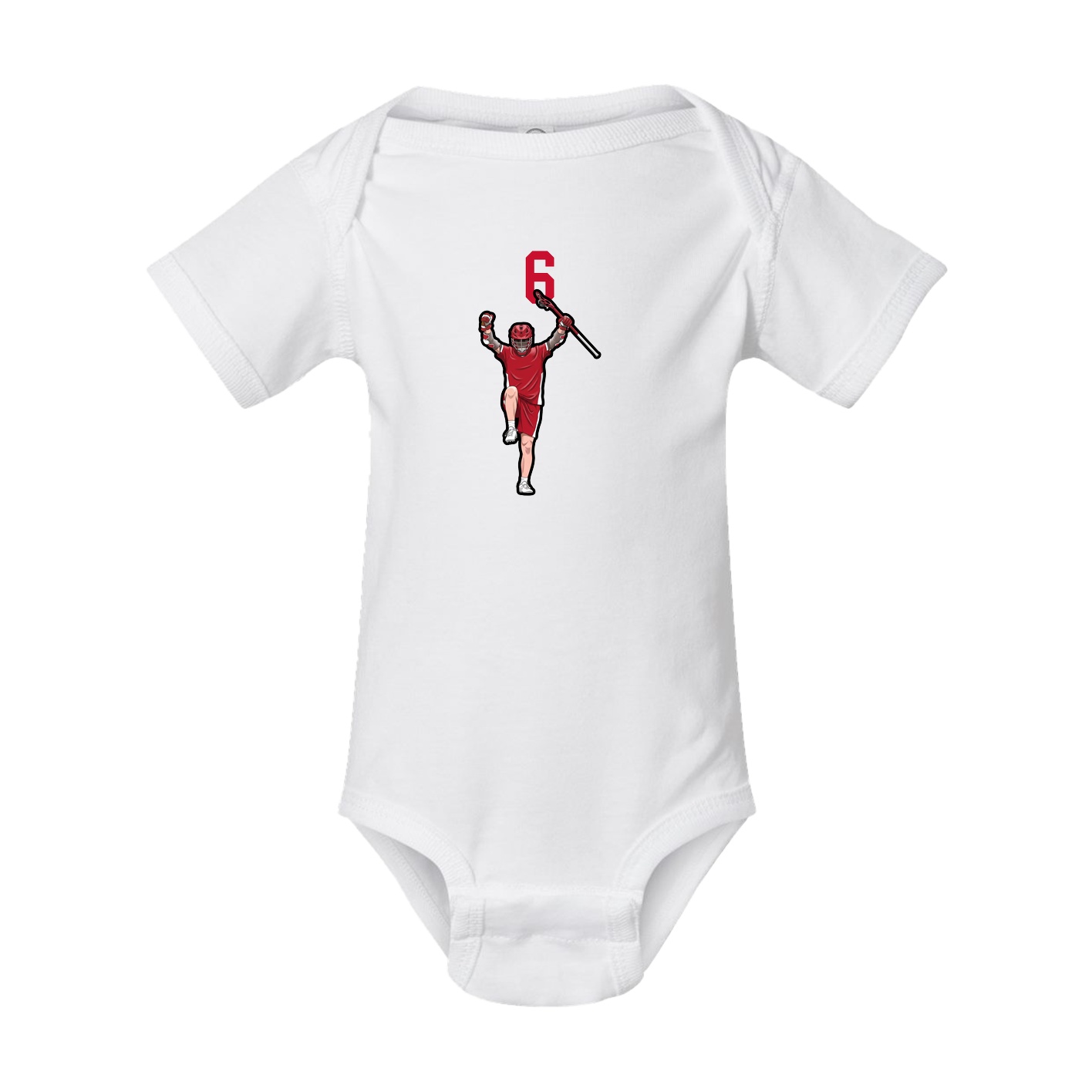 Baby Onesie — Number Top in White