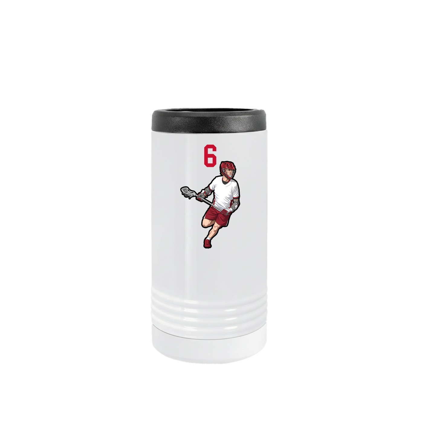 Slim Beverage Holder — Number Top in White