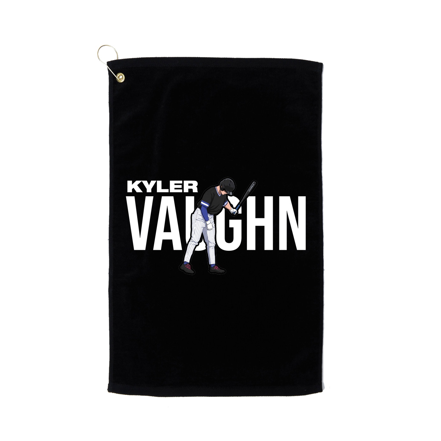 Golf Towel — Player Name in Black