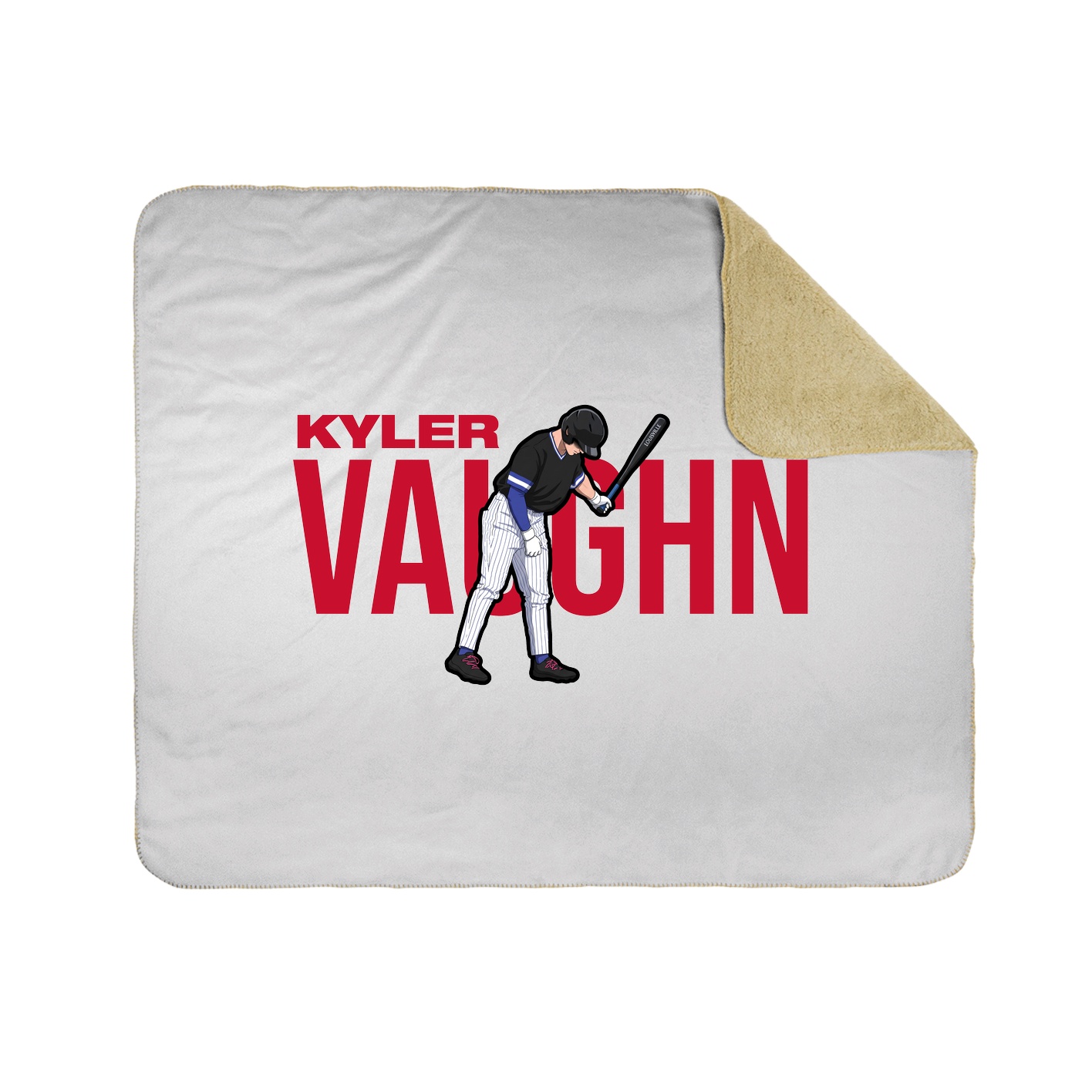 Throw Blanket — Player Name in White