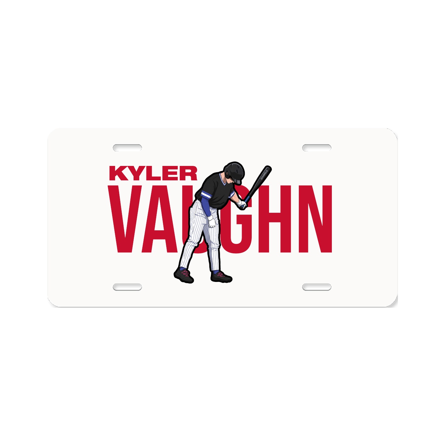 License Plate — Player Name in Classic