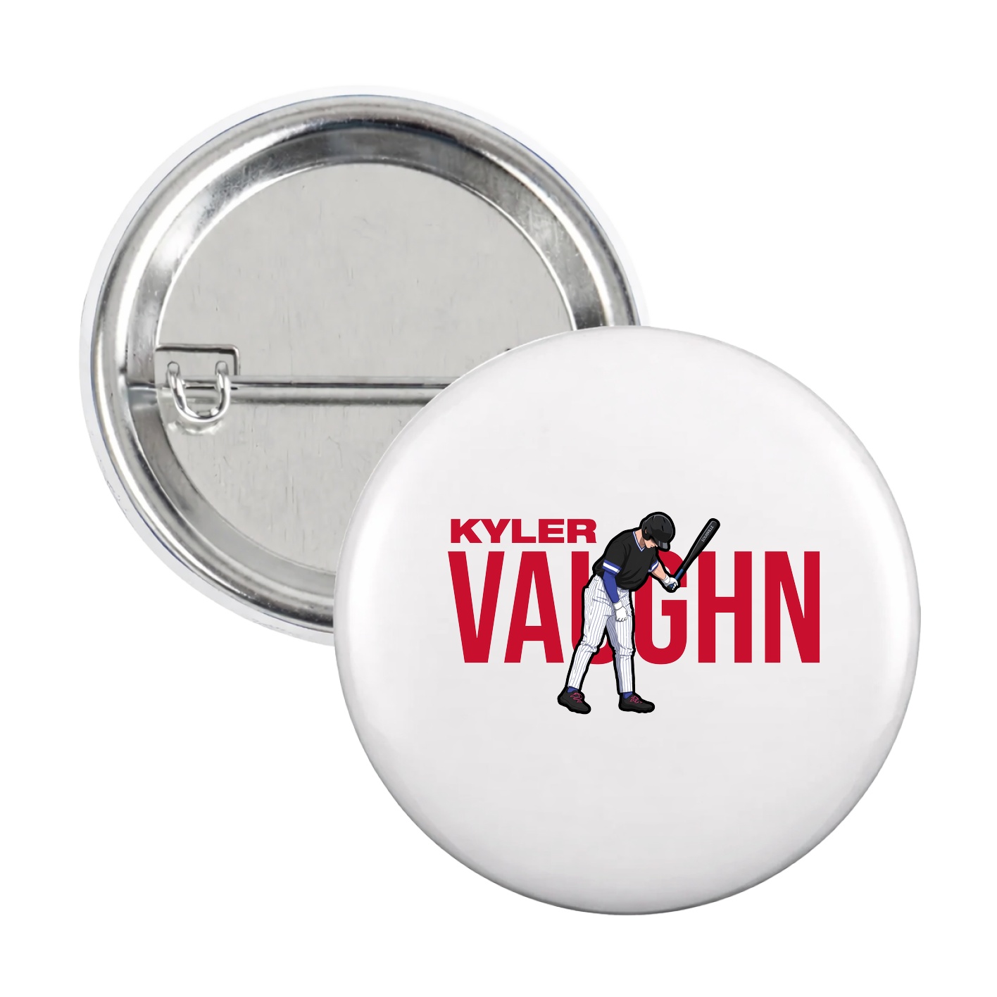 Game Day Button — Player Name in White