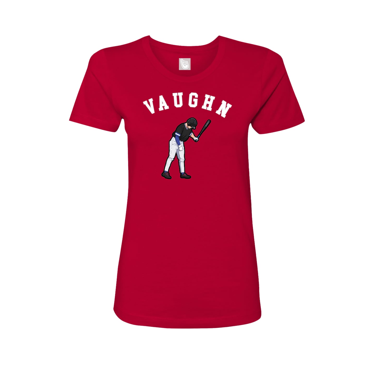 Fitted Women's Tee — Shirsey Arch in Red