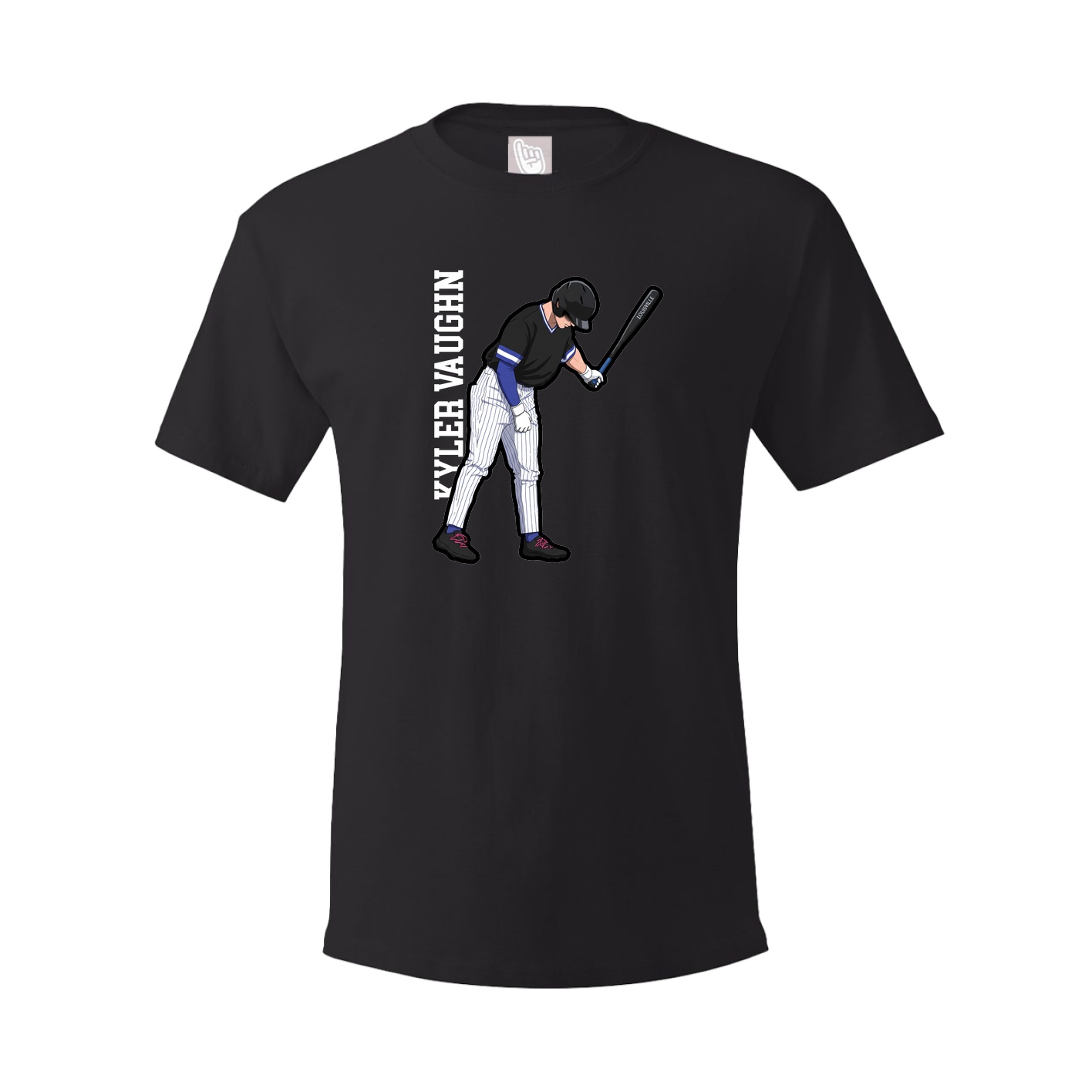 Tee — Name Vertical in Black