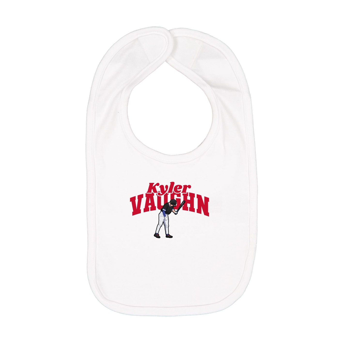 Infant Bib — Signature Arch in White