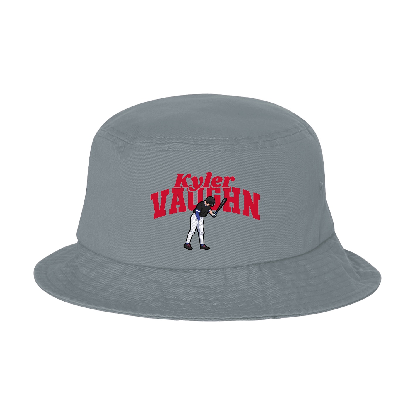 Bucket Cap — Signature Arch in Grey