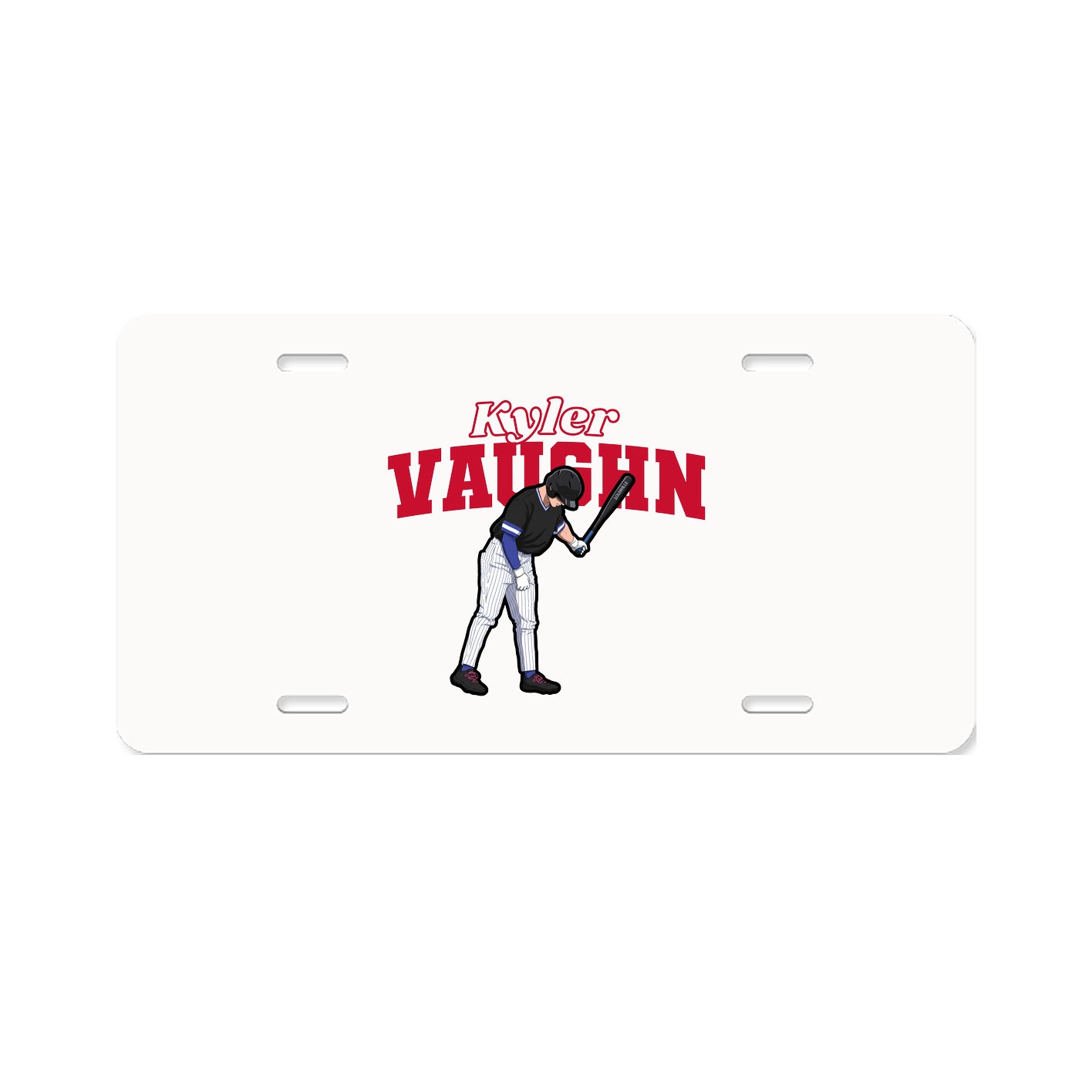License Plate — Name Arch in Classic