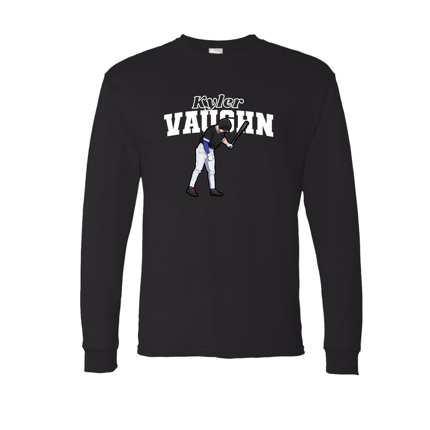 Long Sleeve Tee — Name Arch in Black