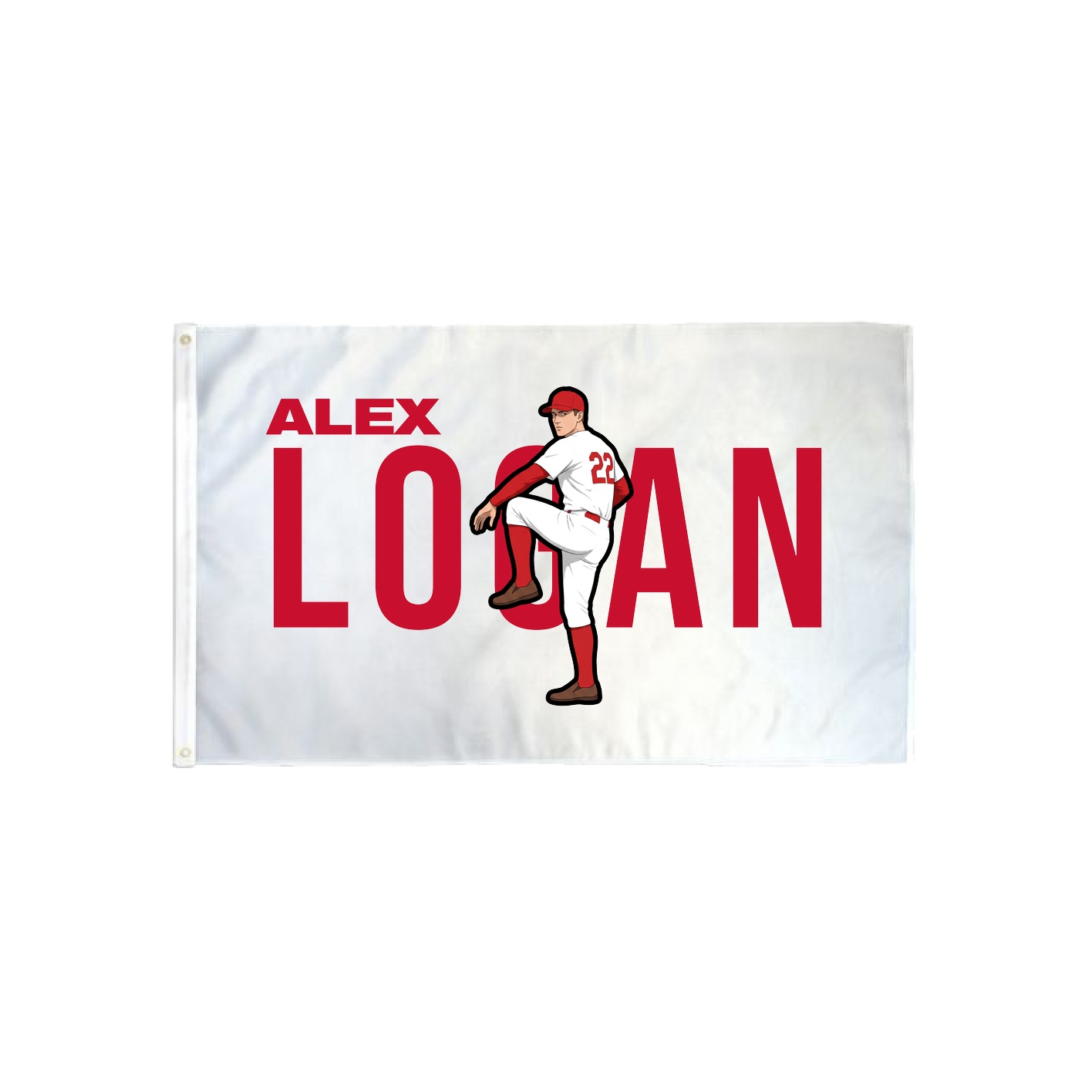 3x5 Flag — Player Name in Classic